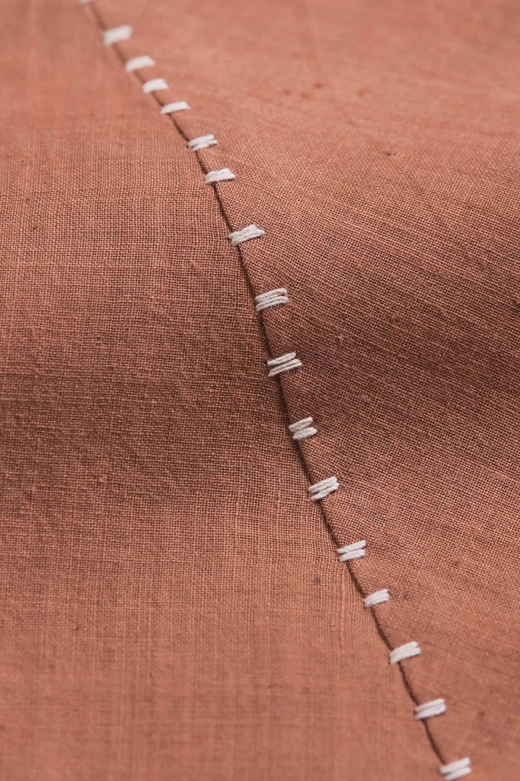 Close-up of a fabric with hand detailing