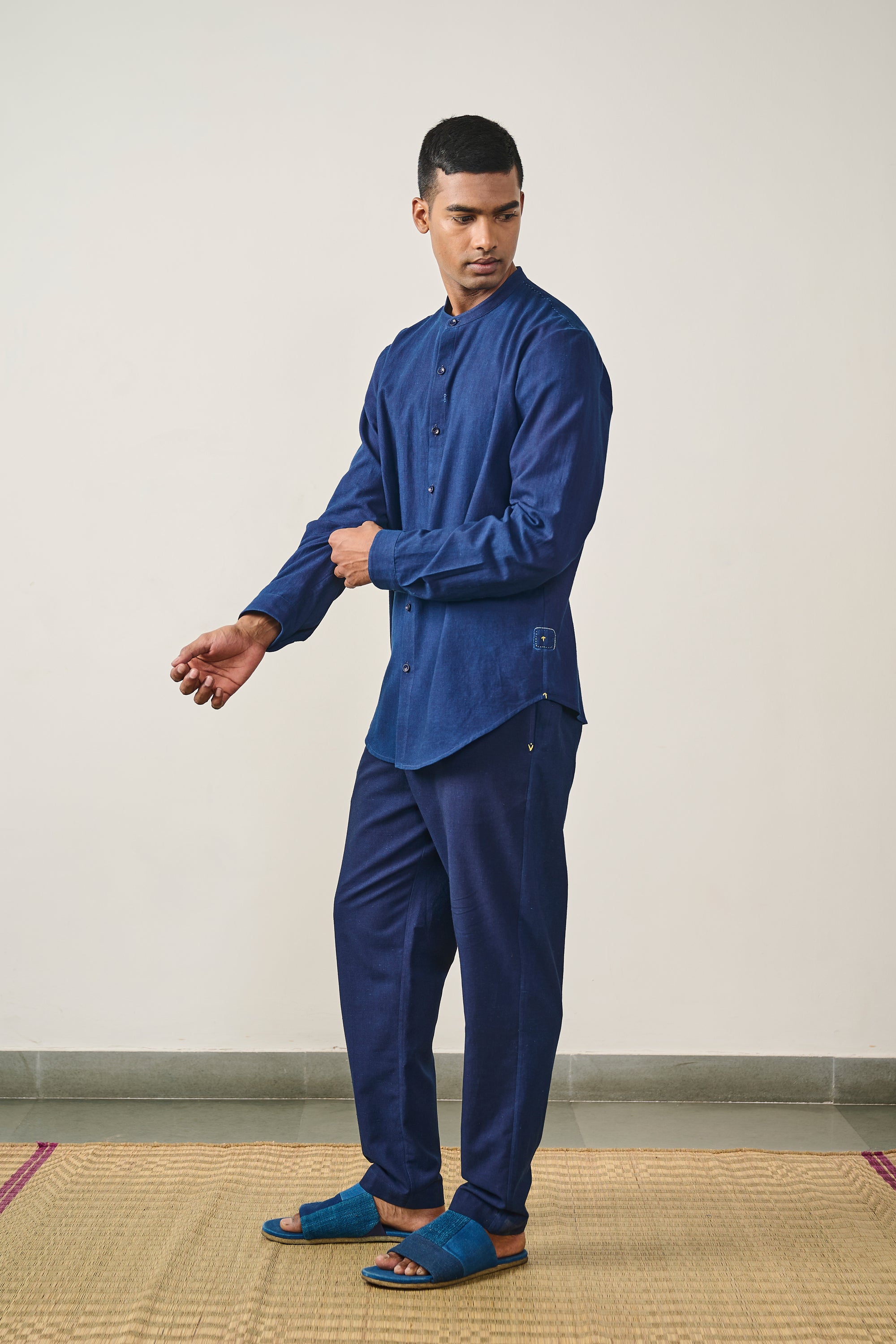 INDIGO STRING PANTS