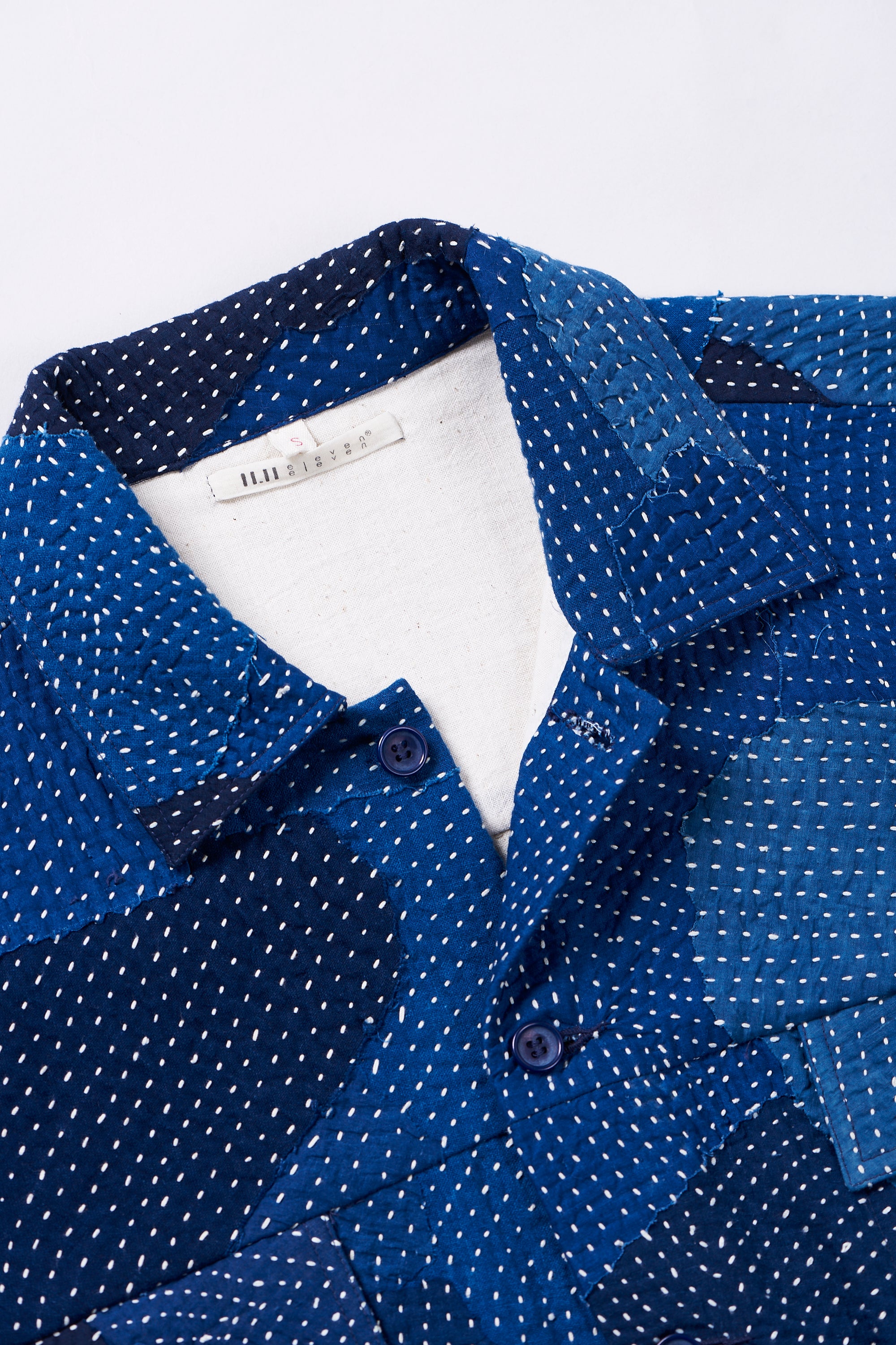 KANTHA PATCHWORK BUTTON DOWN JACKET