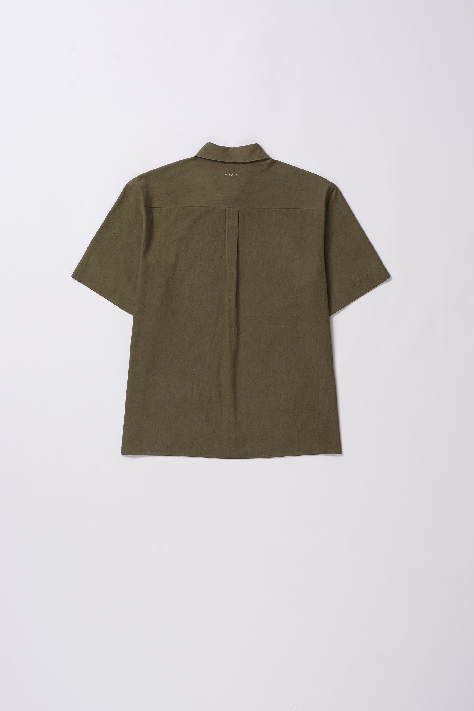 MUD GREEN HALF SLEEVE SHIRT