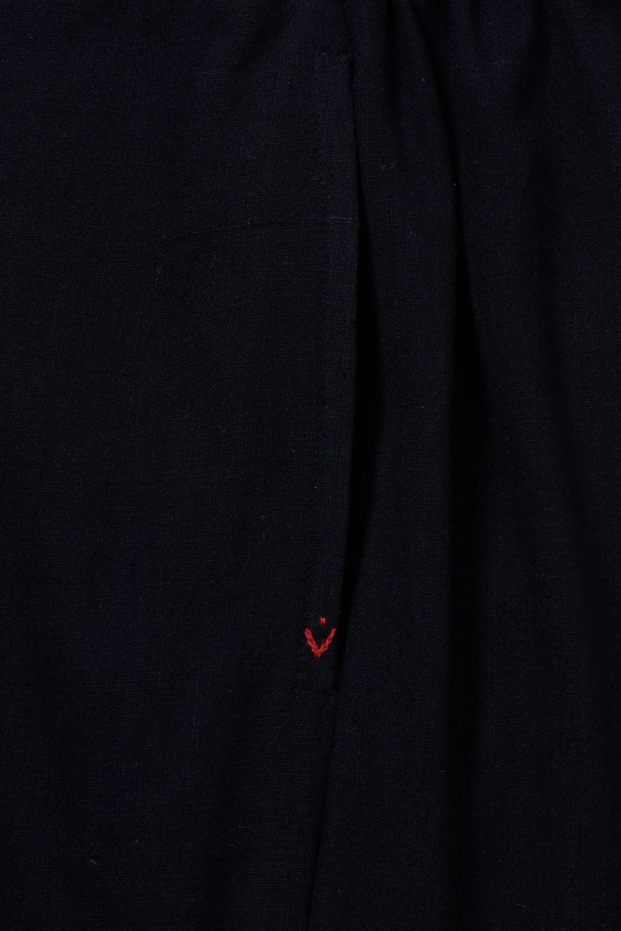 Tapered Fit Trousers in Black