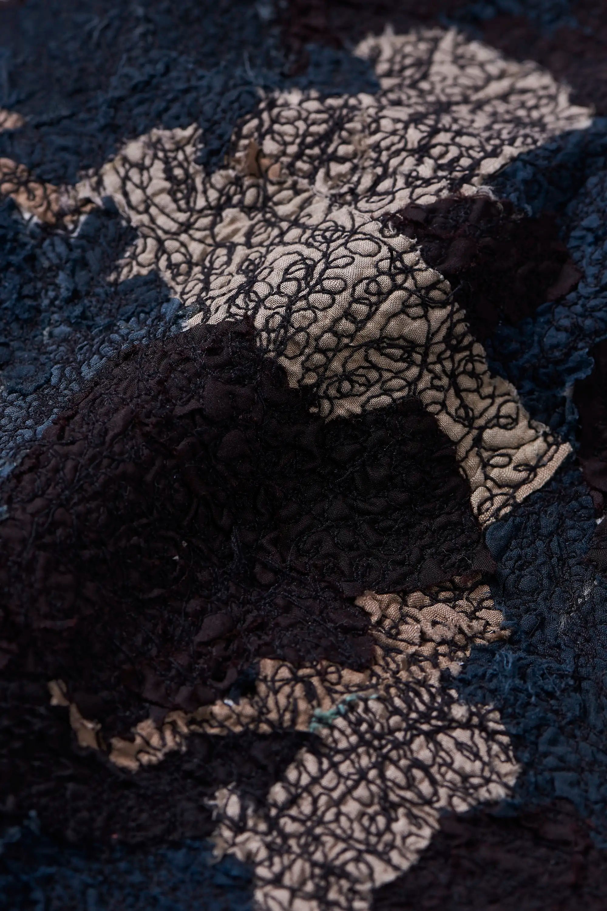 Cotton Silk Statement Charcoal Jacket