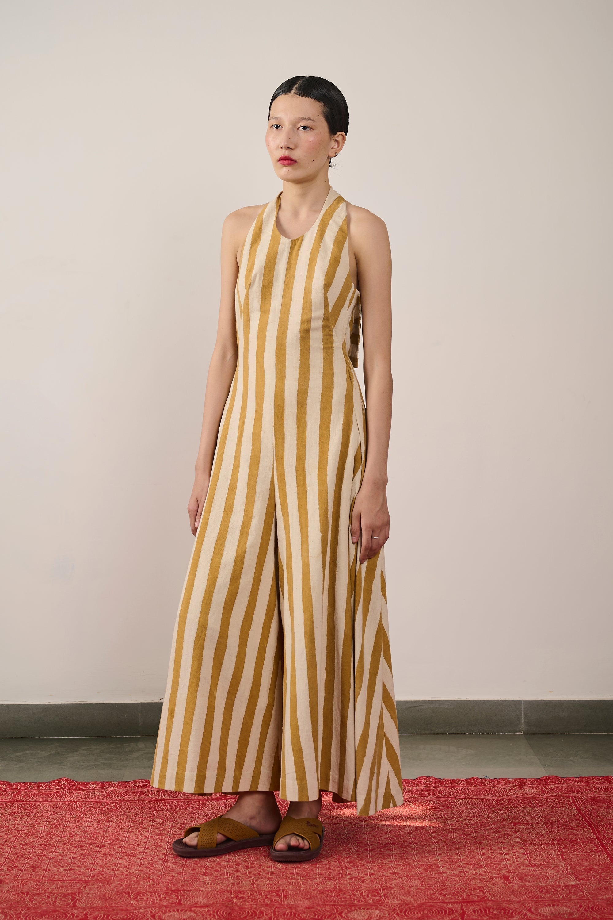 HALTER NECK JUMPSUIT