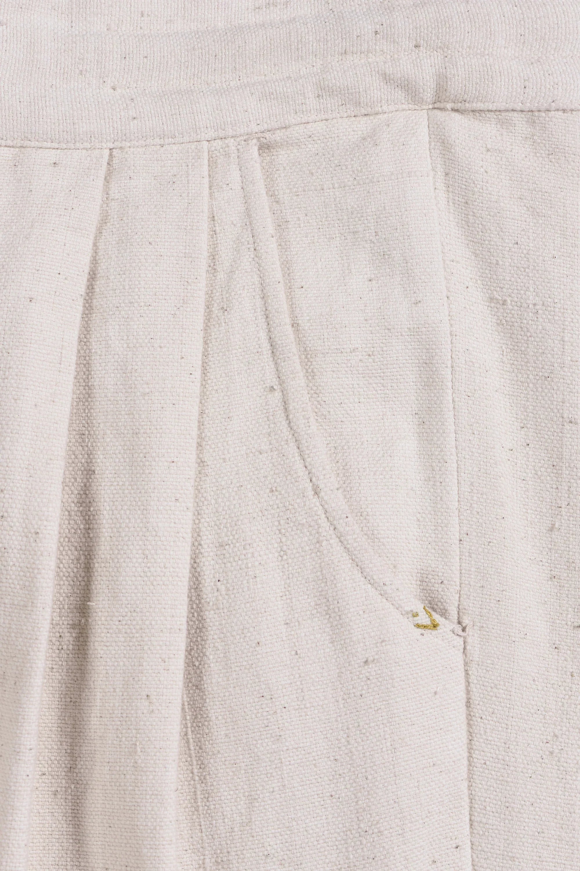 Ecru Pant Handspun Organic Cotton