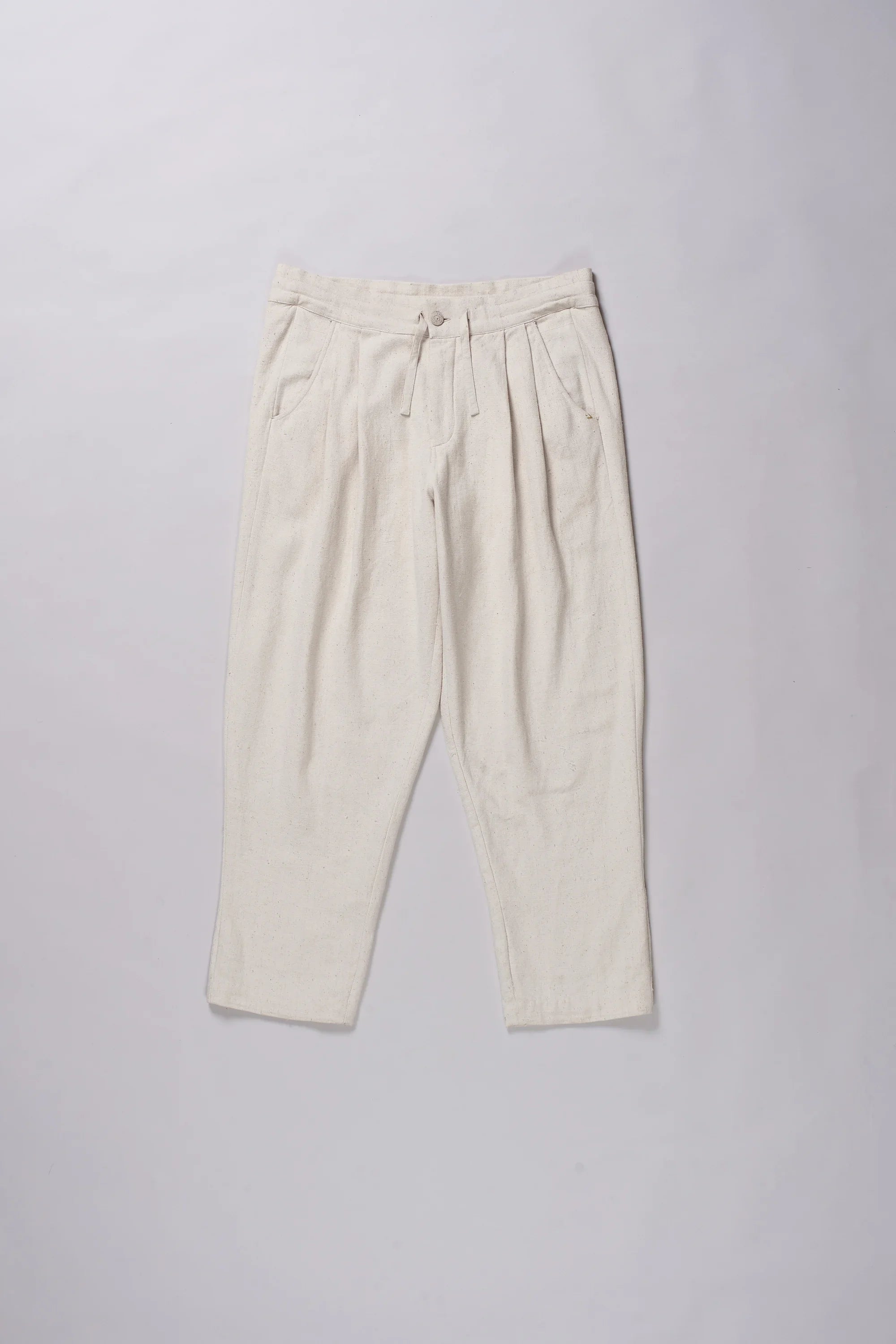 ecru pant handspun organic cotton