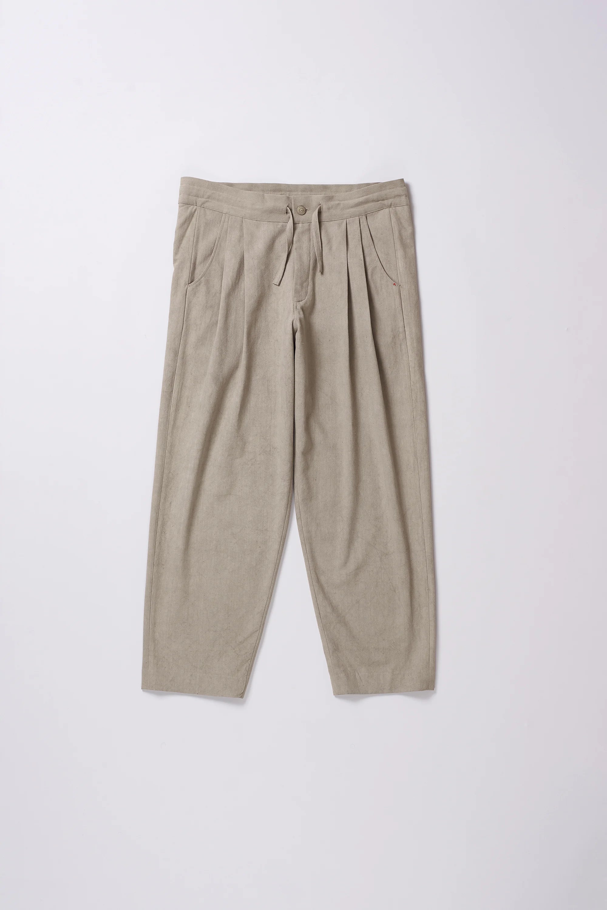 Handspun Organic Cotton Pant In Smoke