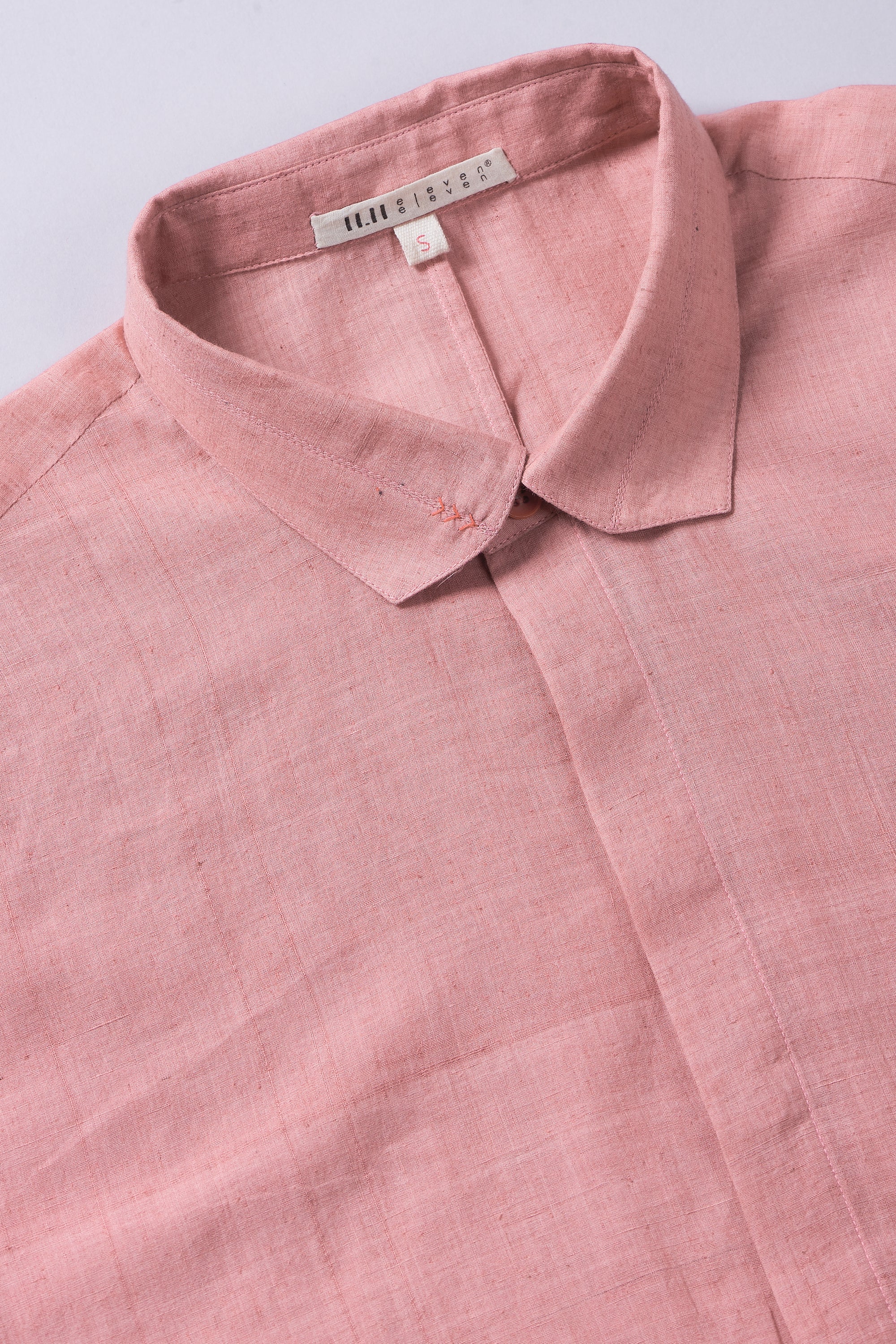 CONCEALED PLACKET SHIRT