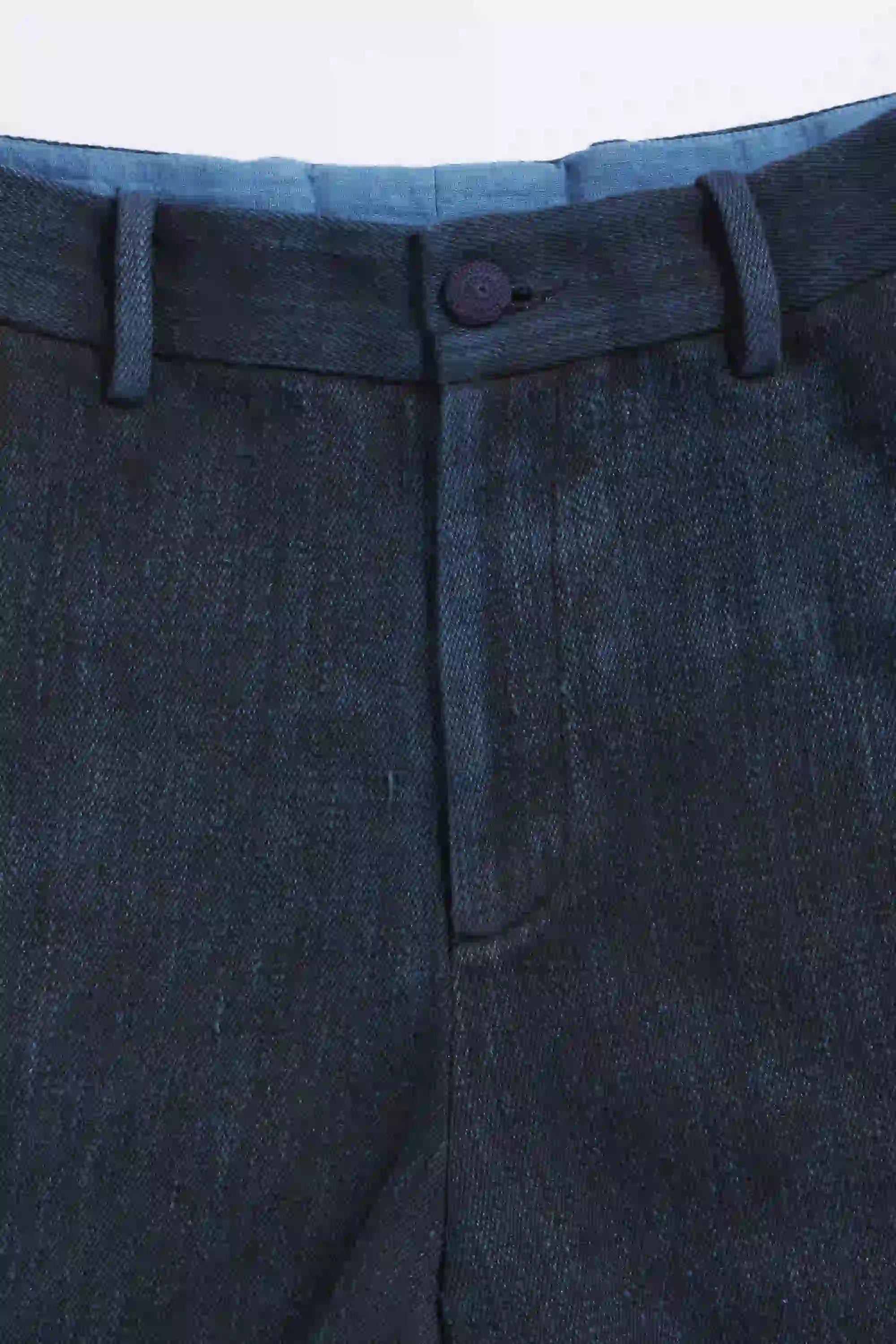 Midnight Indigo Denim Wide Trousers