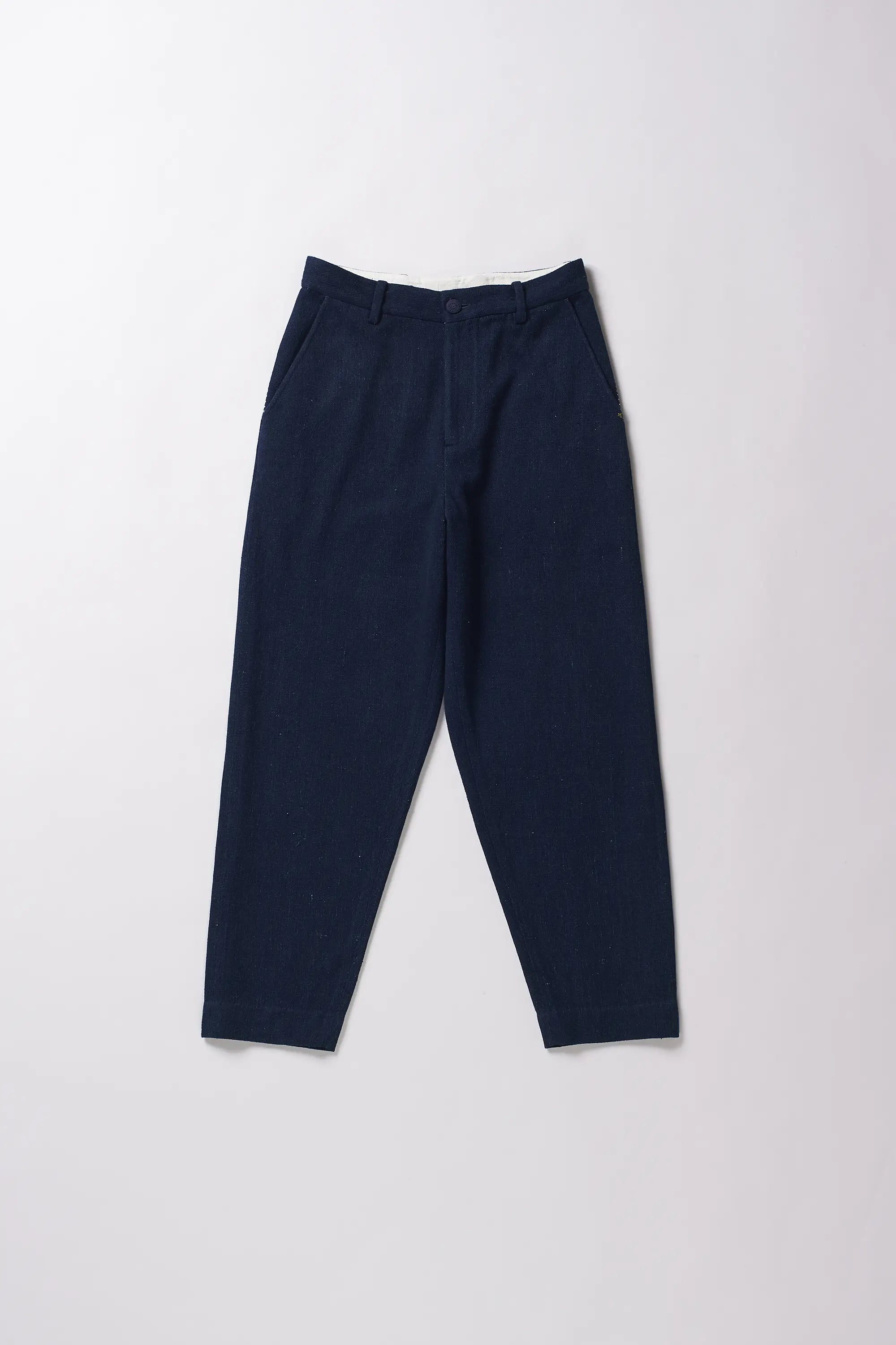 Indigo Denim Tapered Trousers