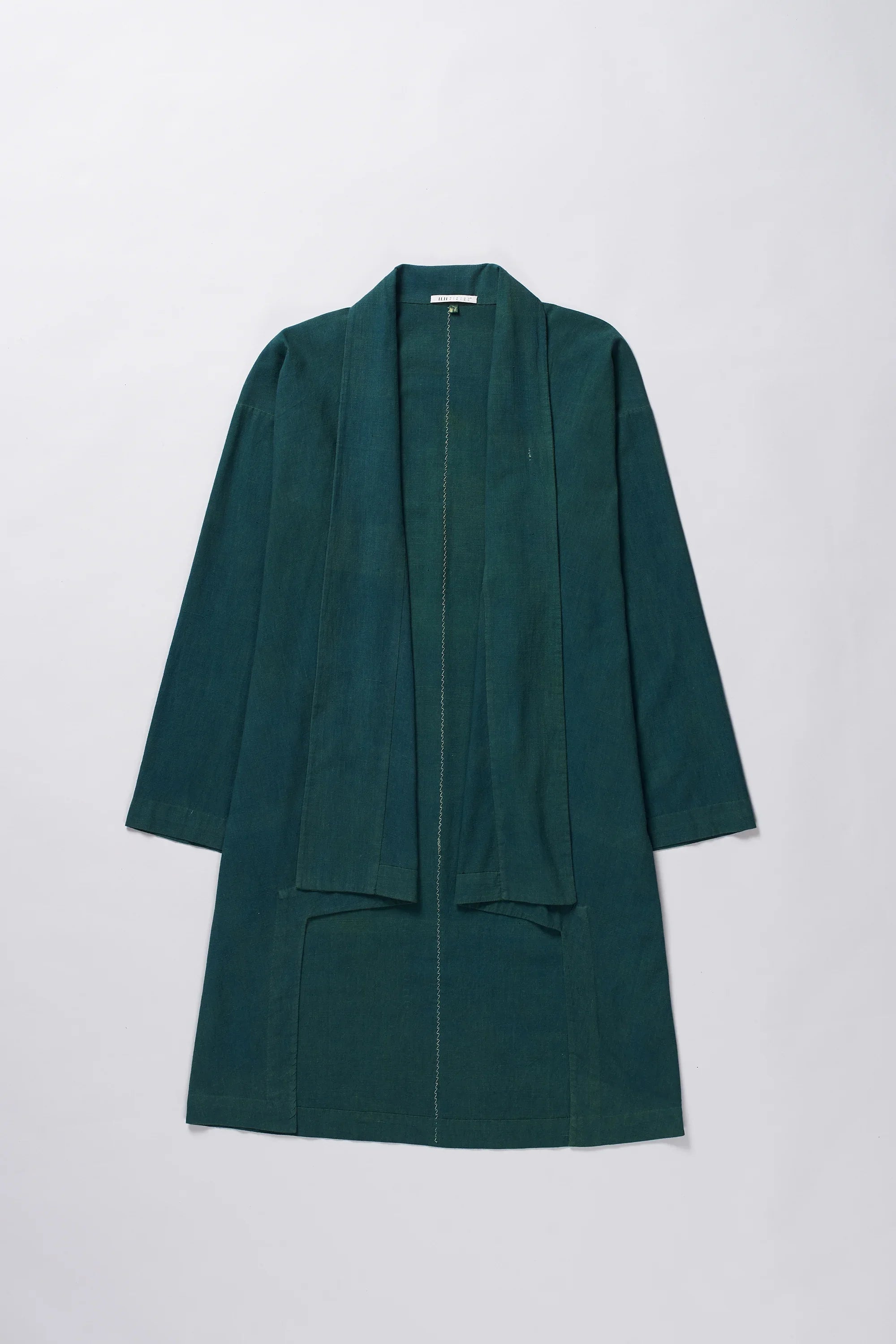 Bottle Green Kimono Coat