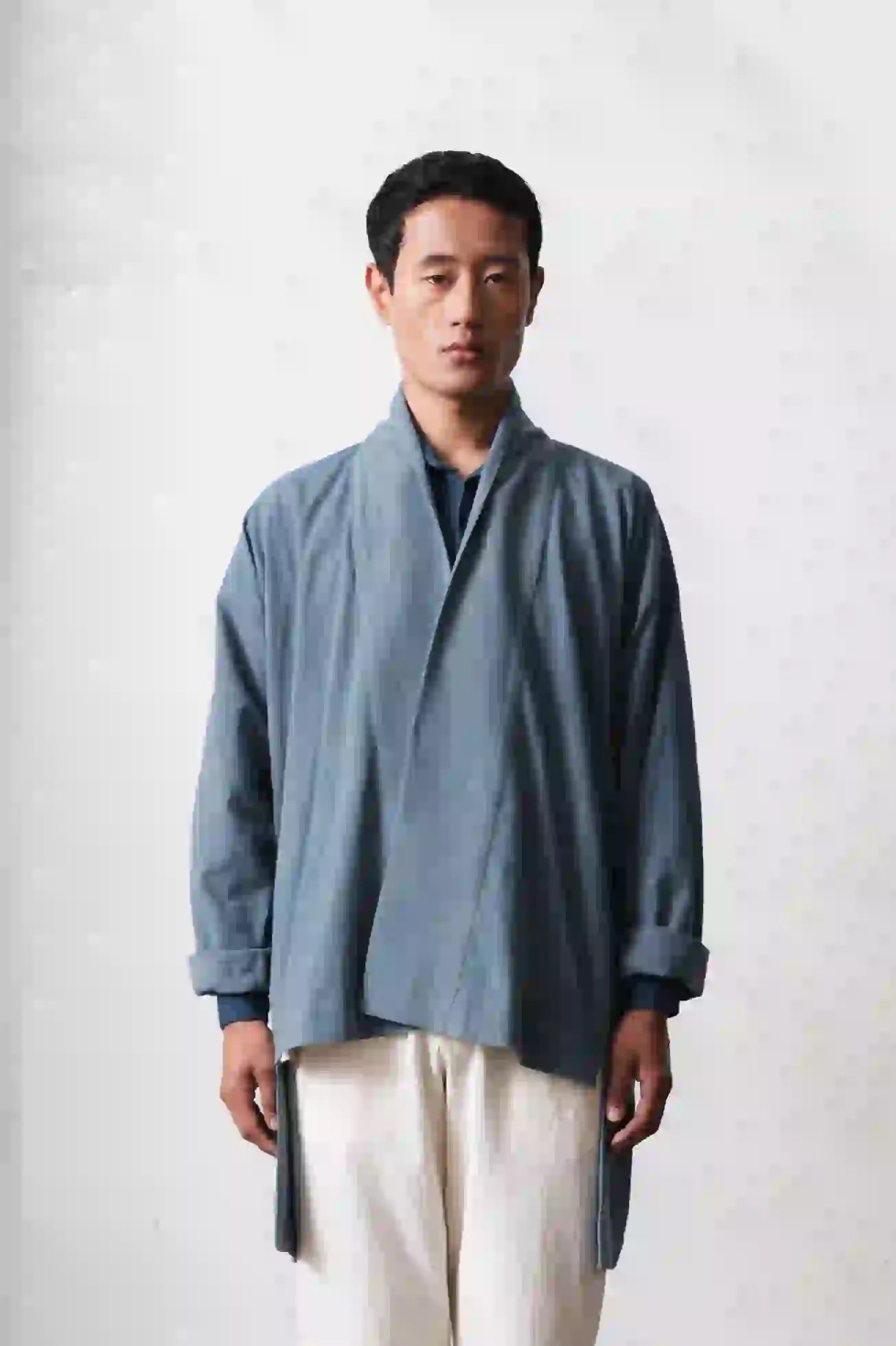 Powder Blue Kimso Shacket