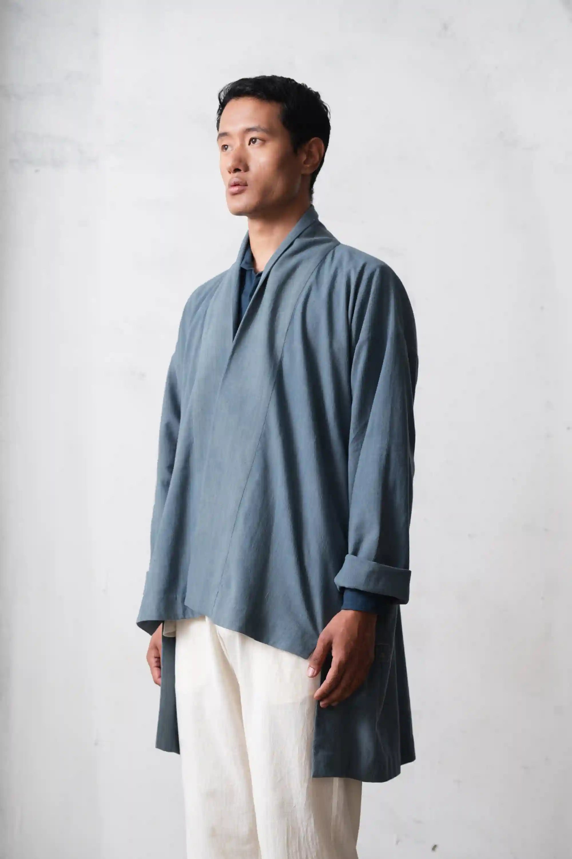 Powder Blue Kimso Shacket