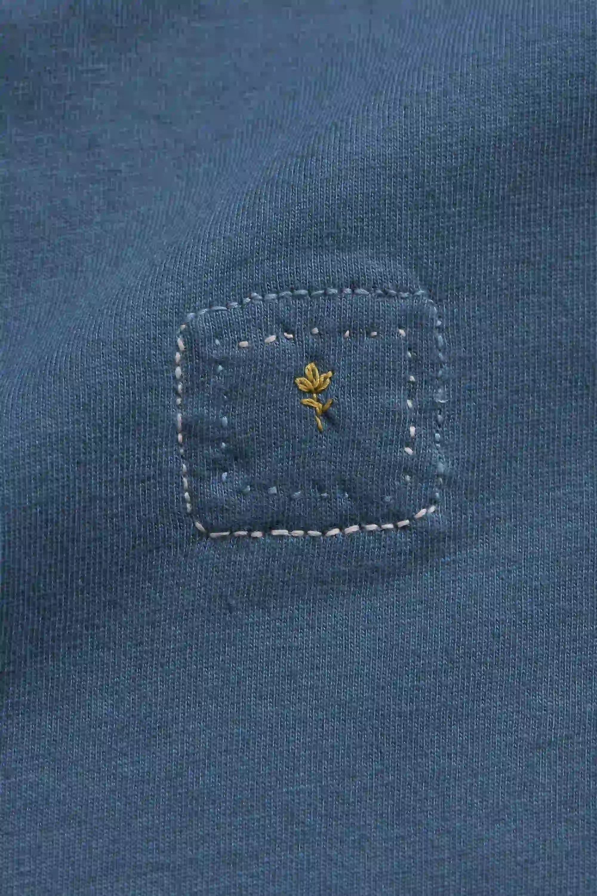 Fabric close-up with pehchan box