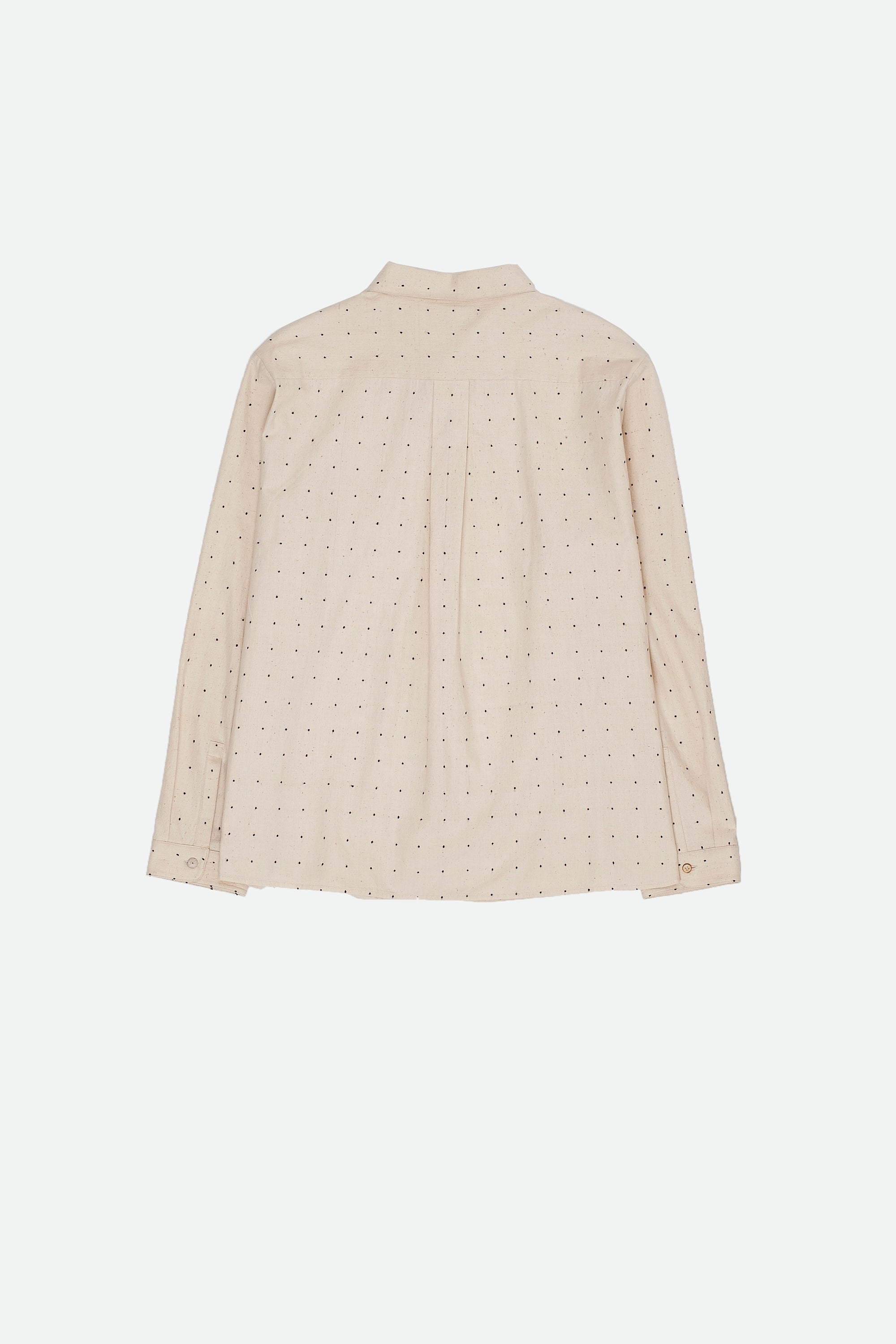 Ecru Fine Cotton Tangaliya Unisex Shirt