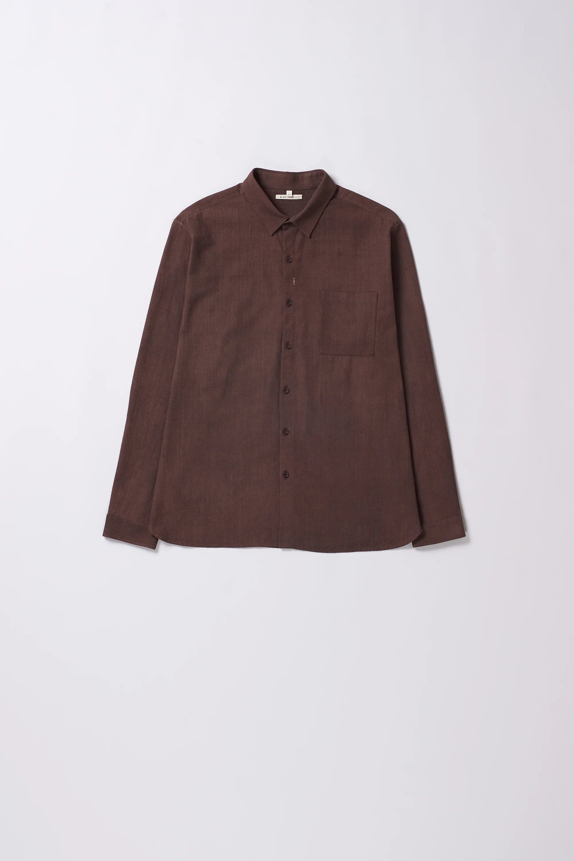 Burnt Umber Cotton Shirt