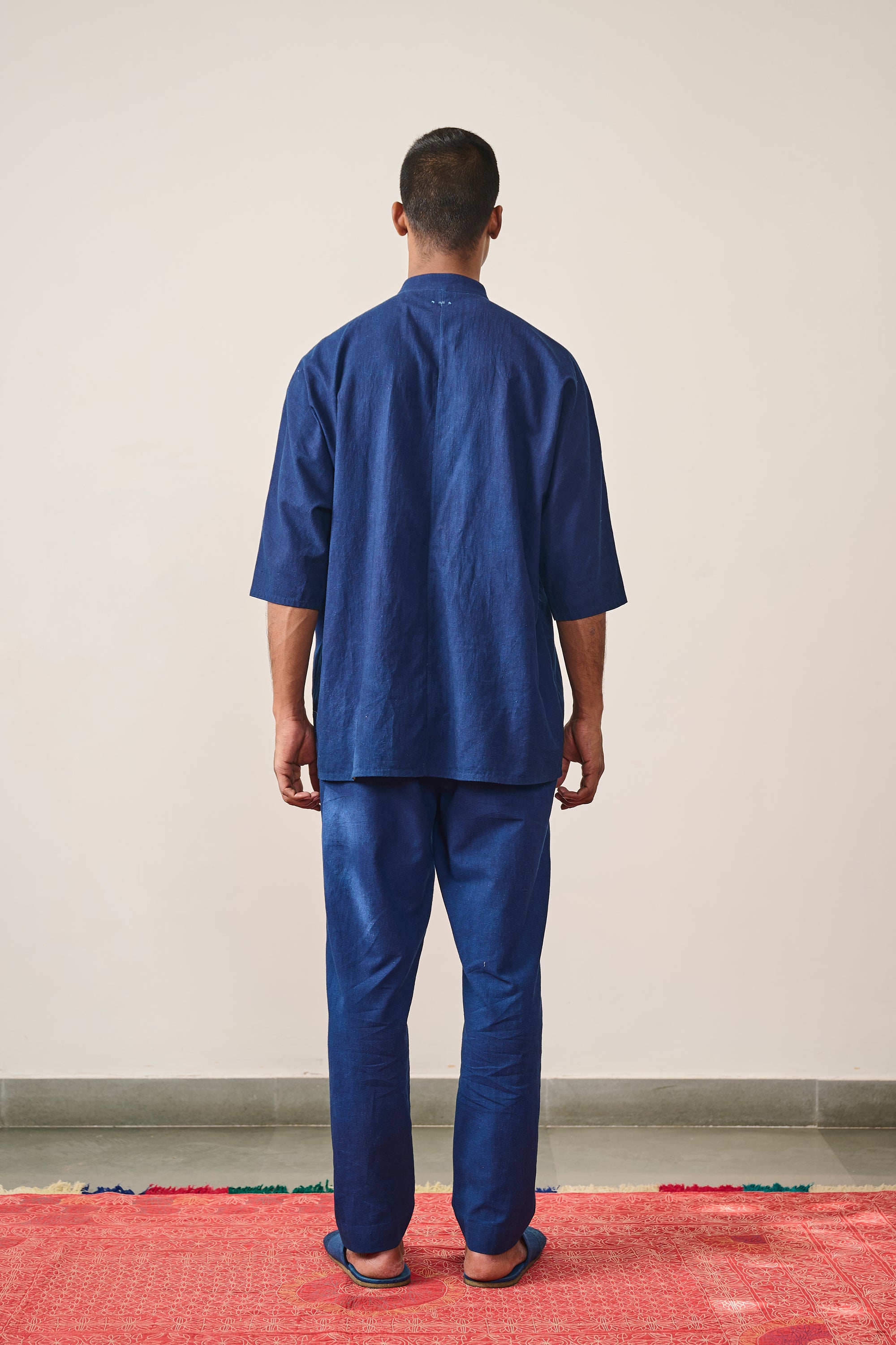 COTTON KIMONO HALF SLEEVE SHIRT