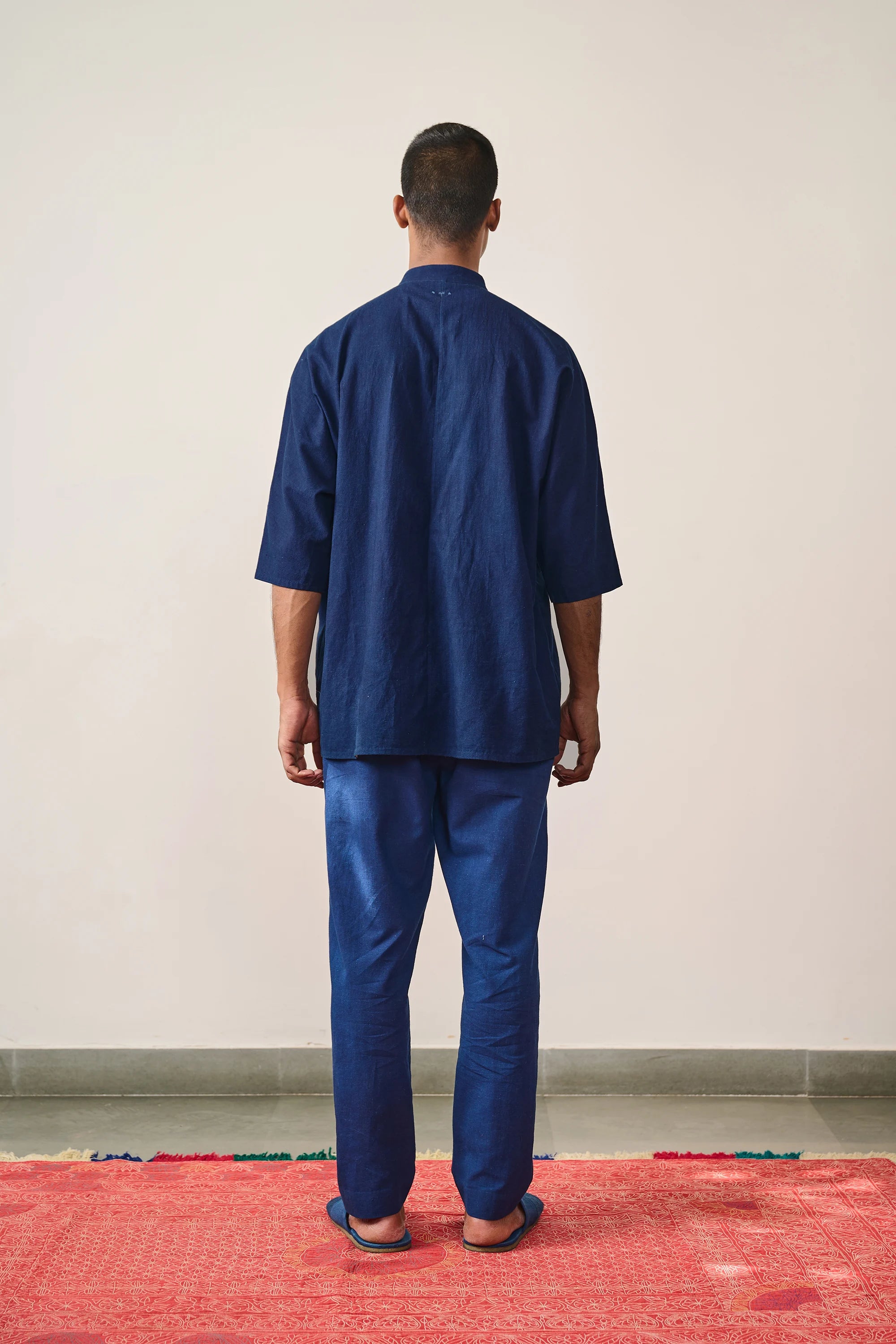 COTTON KIMONO HALF SLEEVE SHIRT