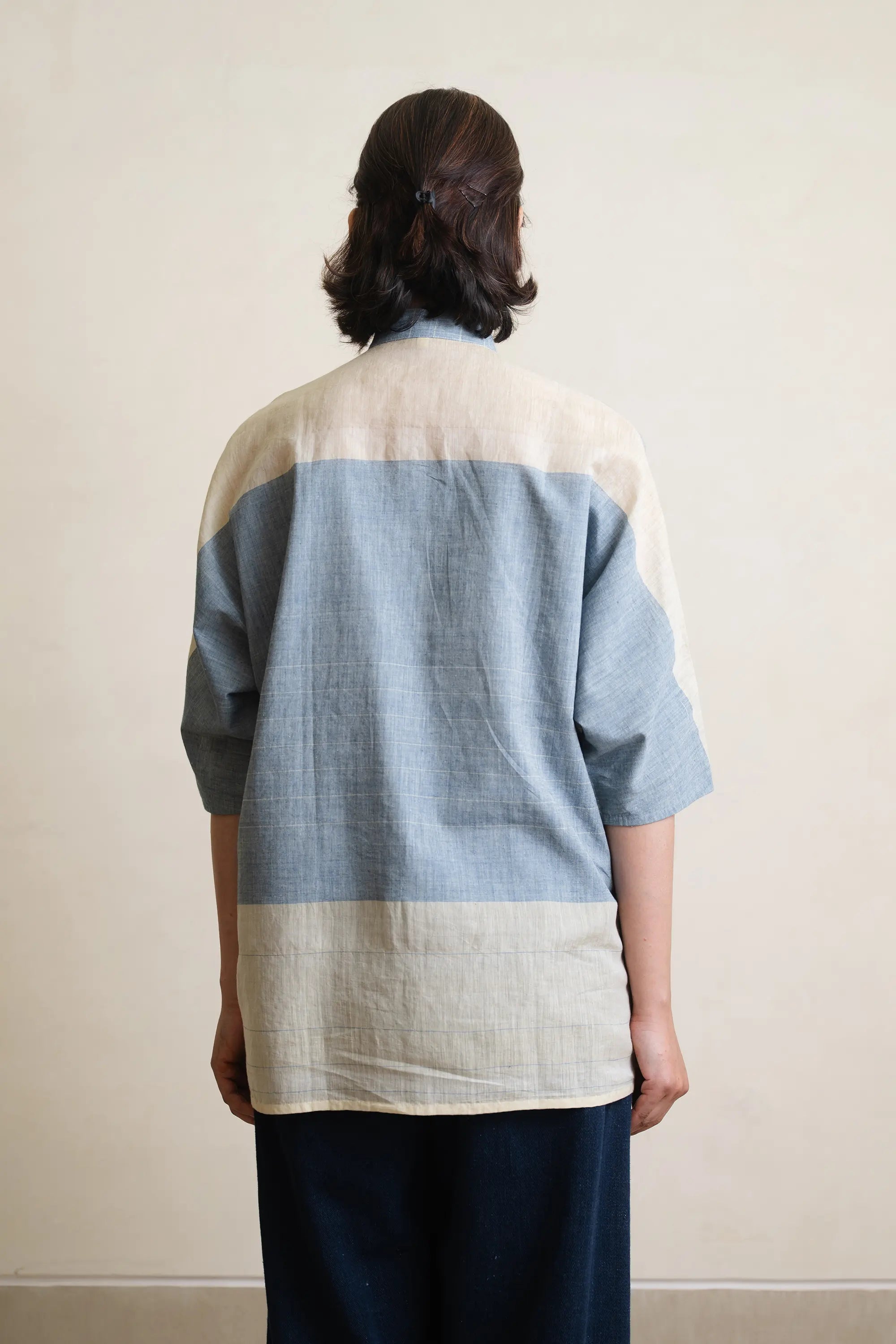 Macca Shirt in Medium Indigo