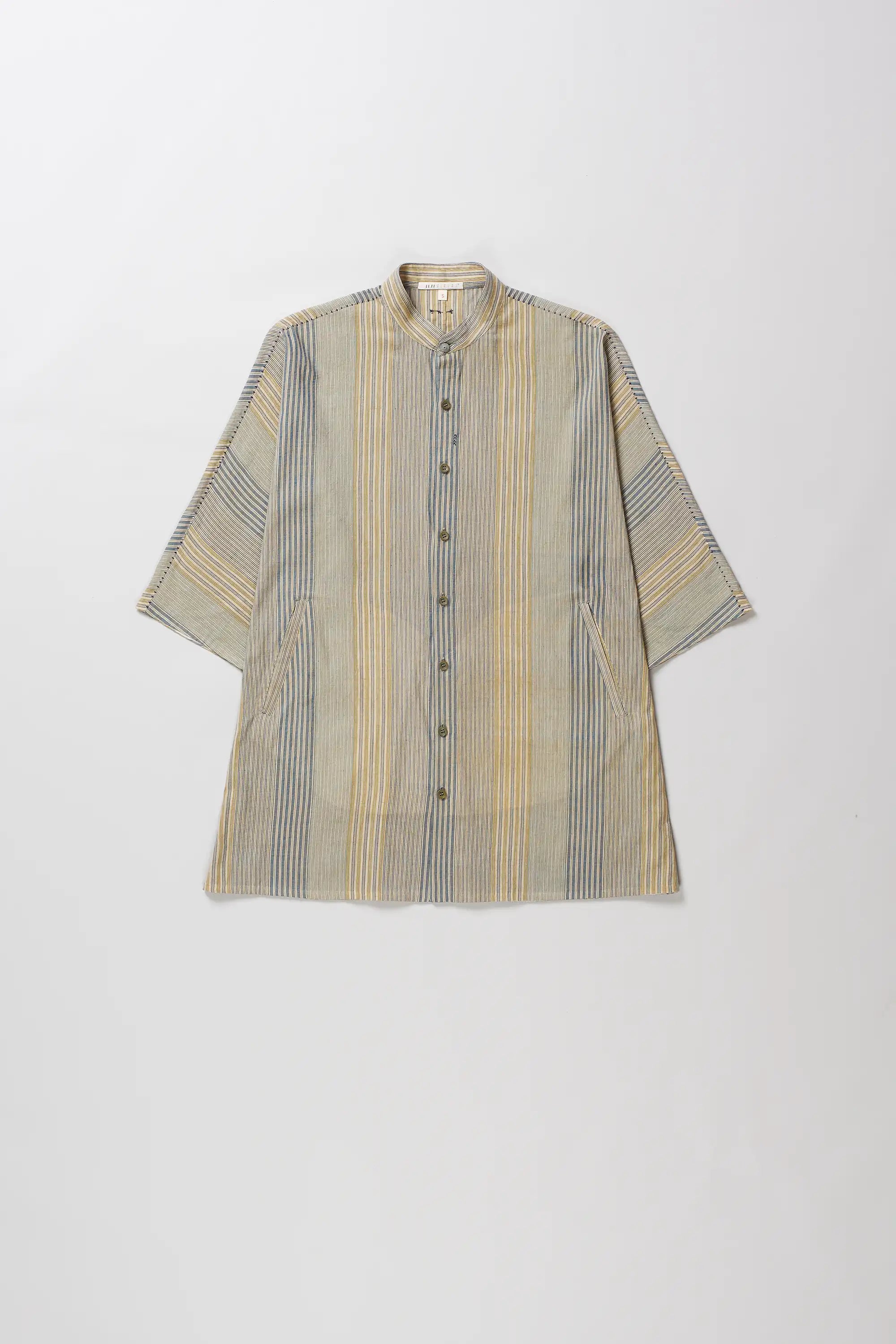 Flaxen Yellow Mul Cotton Macca Shirt