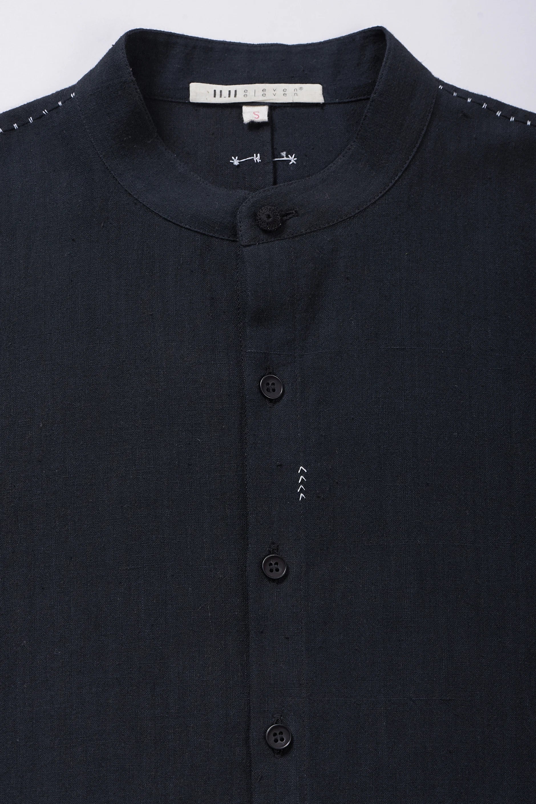 BLACK KIMONO SLEEVE SHIRT