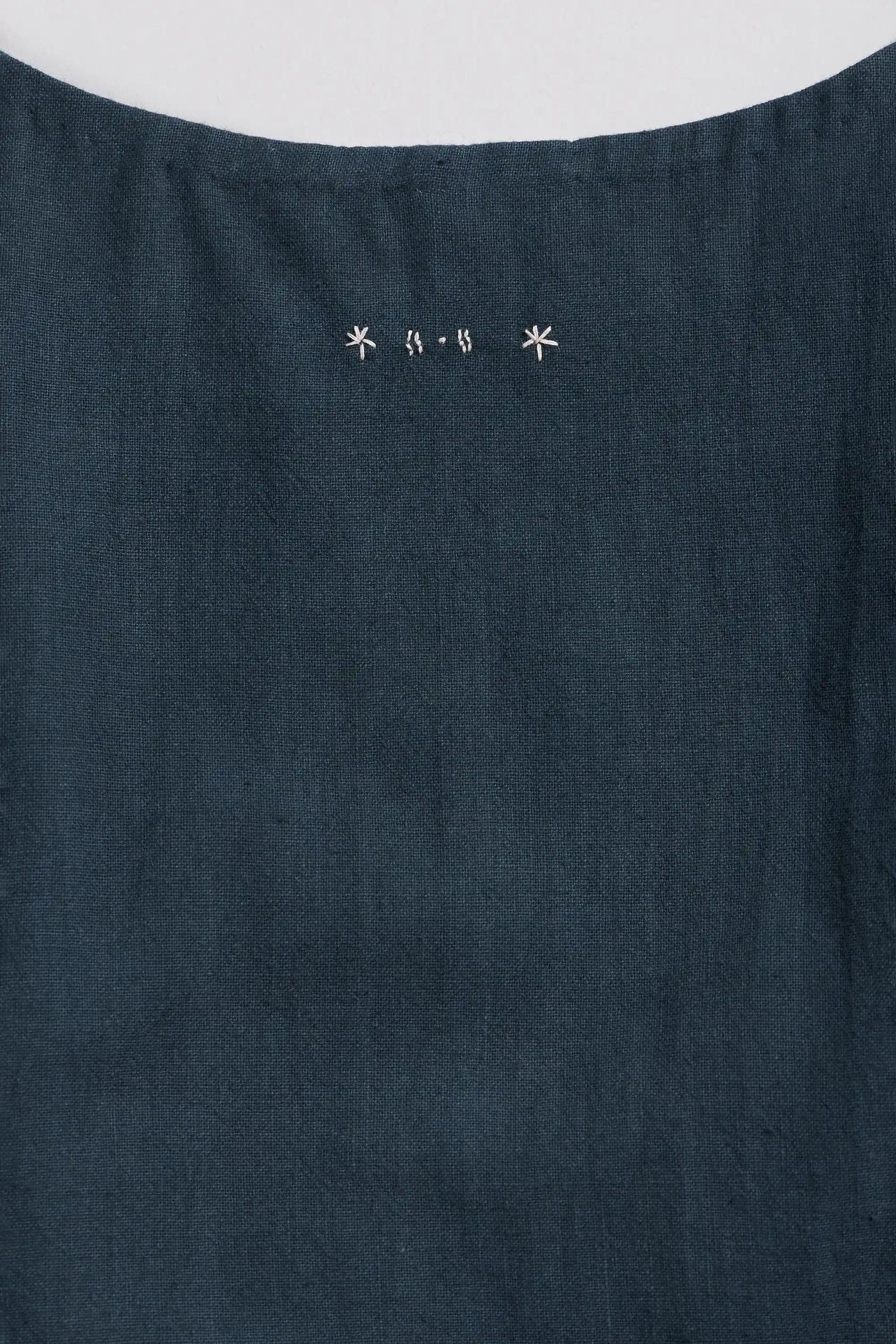 Fabric closeup with hand detail