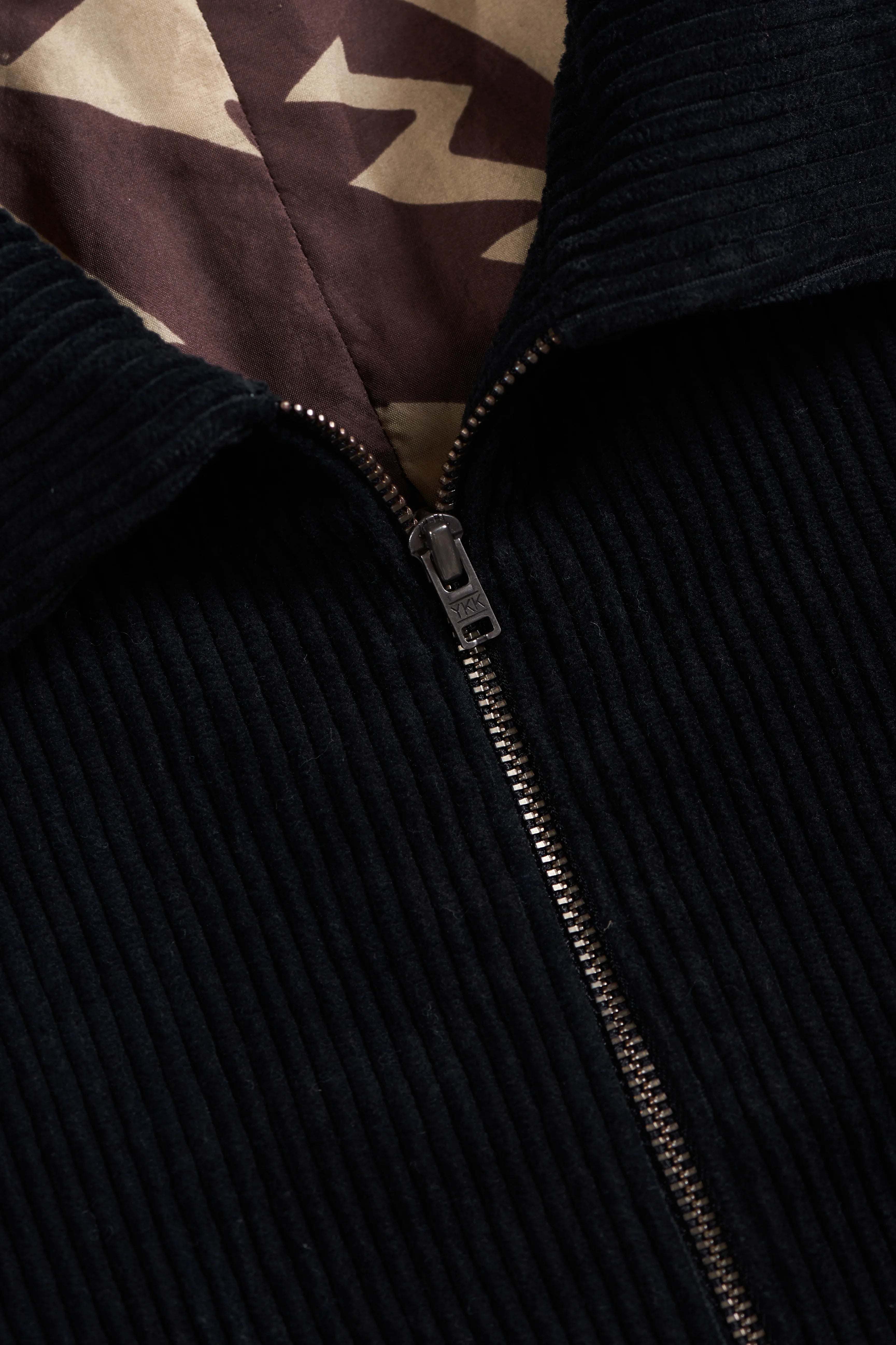 Corduroy Bomber Jacket Black