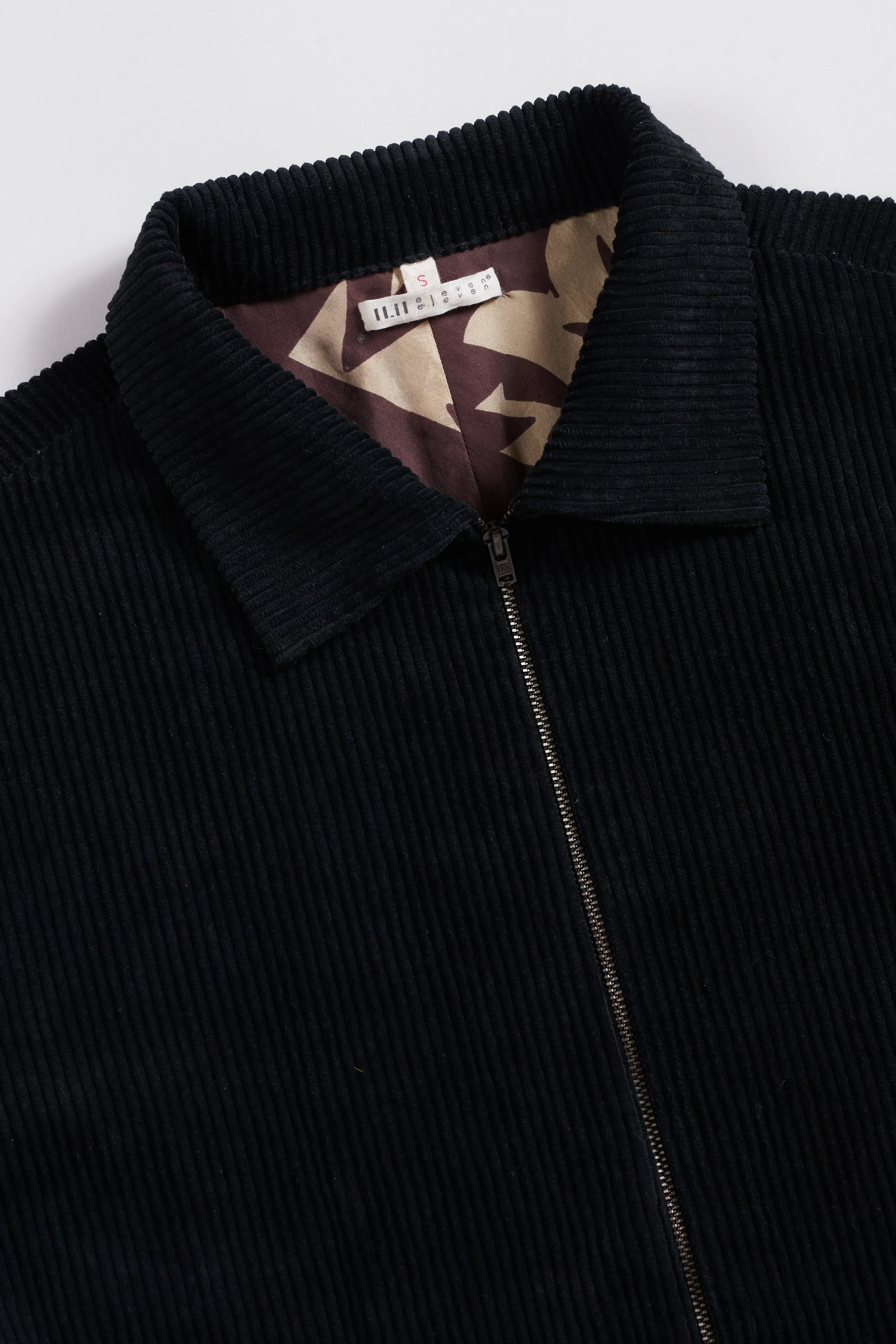 Corduroy Bomber Jacket Black