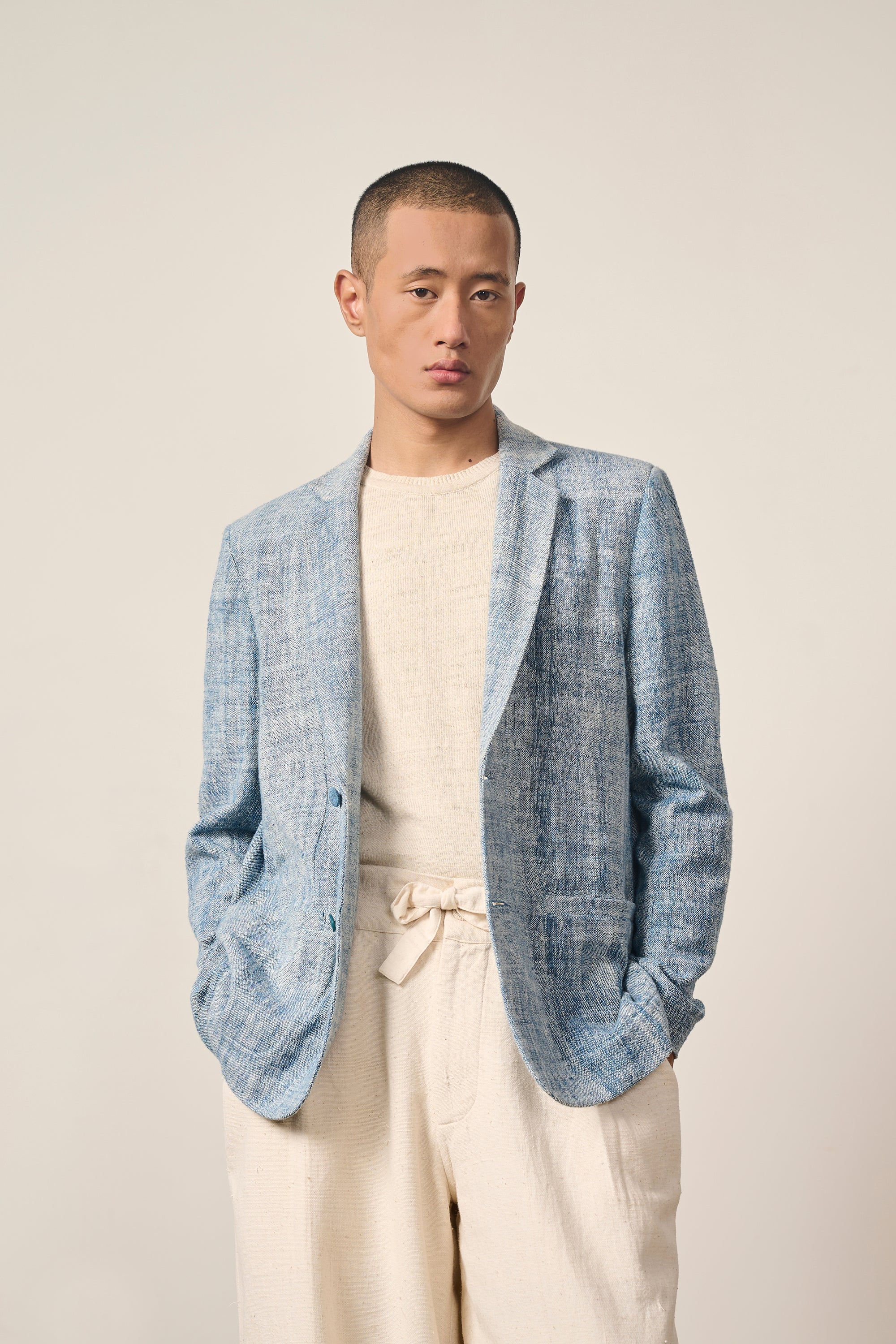 CHAMBRAY STATEMENT JACKET