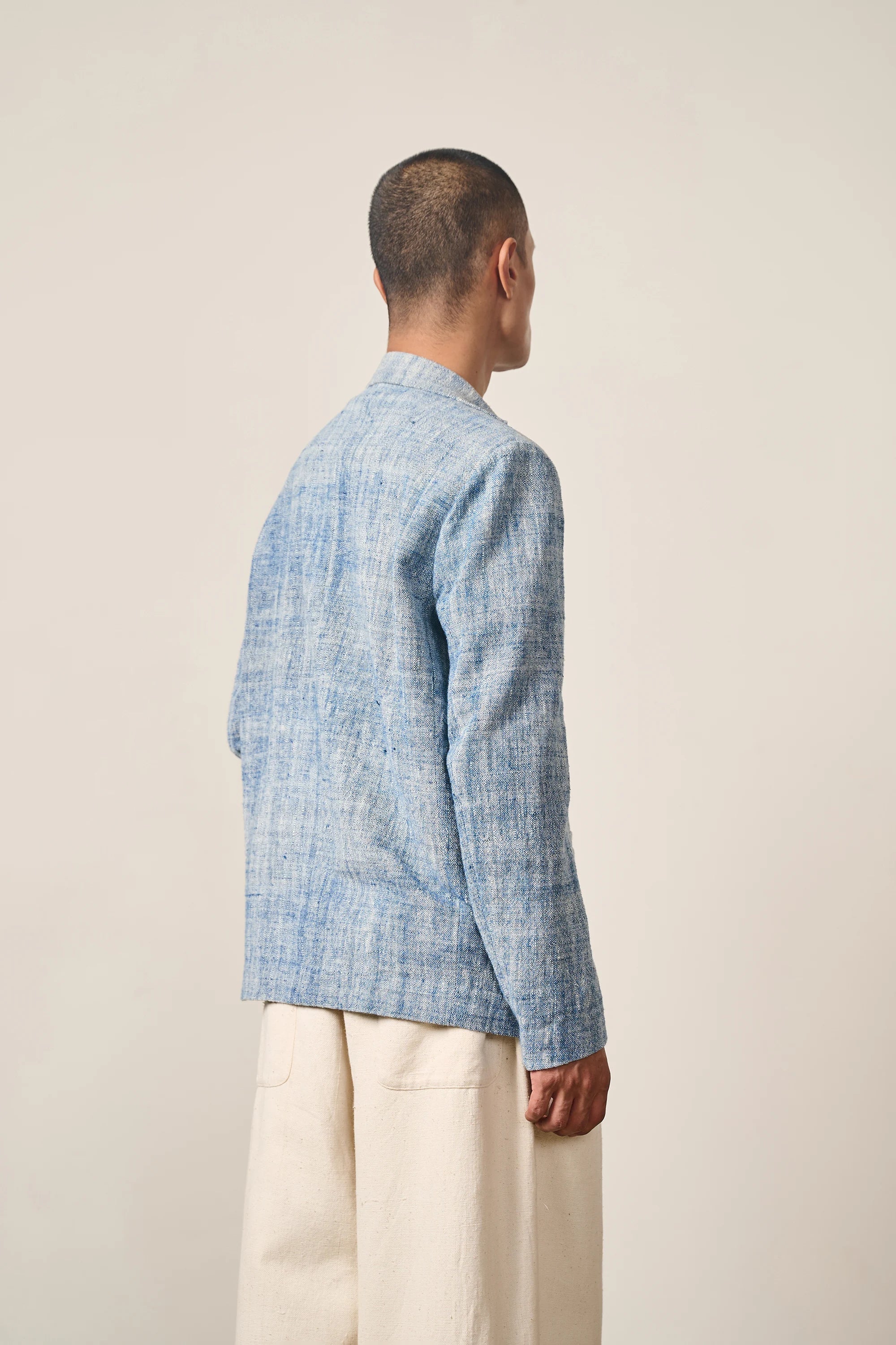 Chambray Statement Jacket