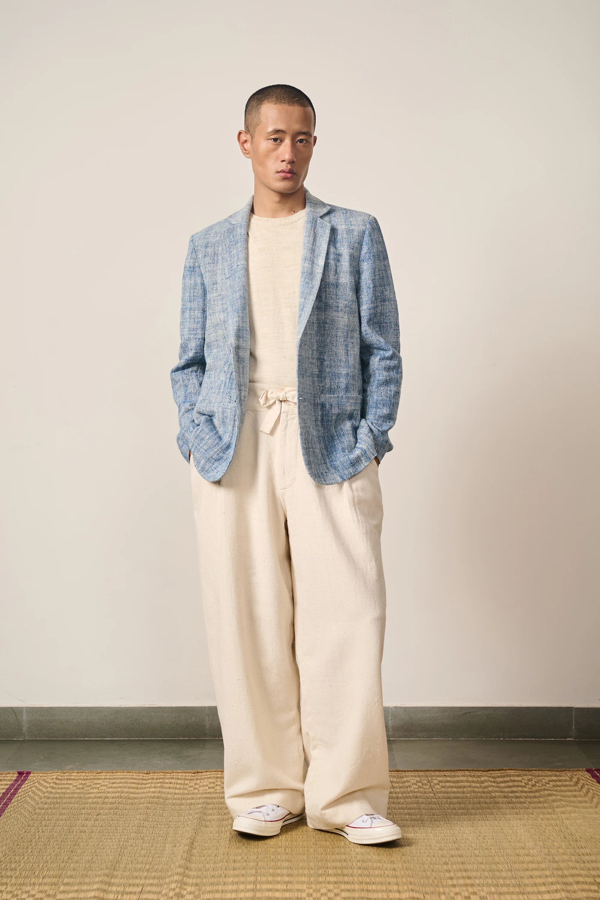 Chambray Statement Jacket