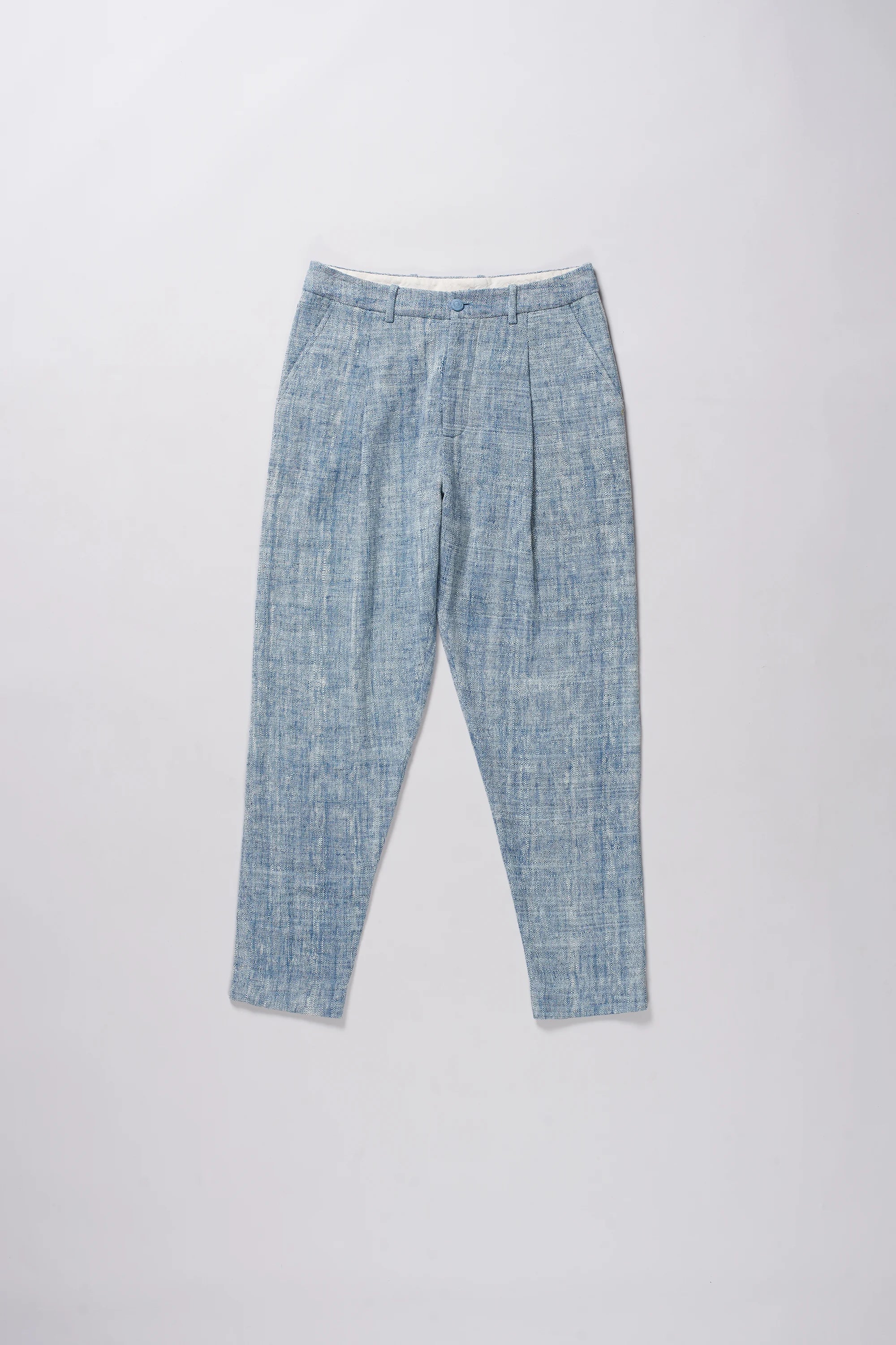 trousers organic cotton in indigo