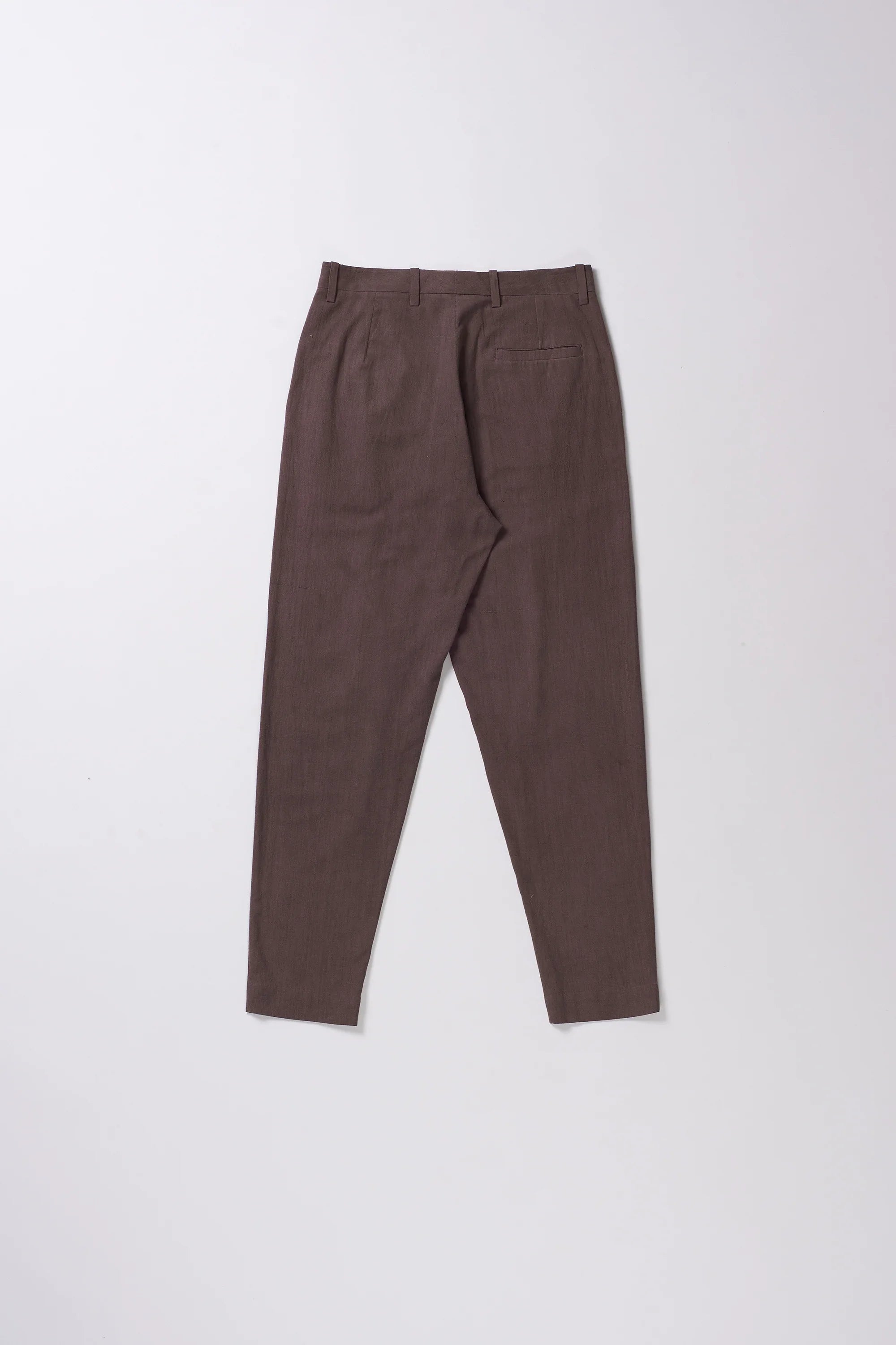 Cotton Trousers in Burnt Umber