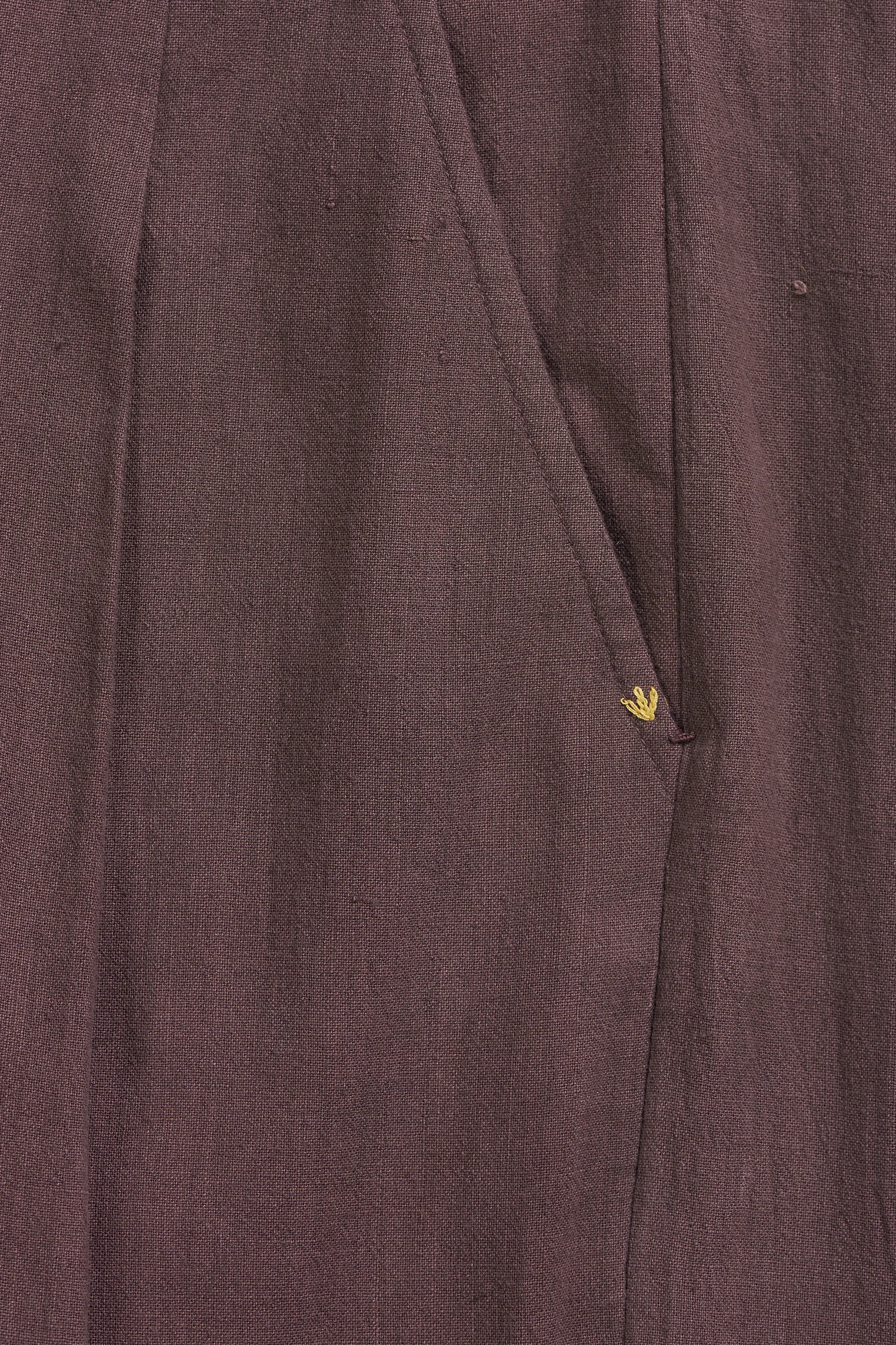Cotton Trousers in Burnt Umber