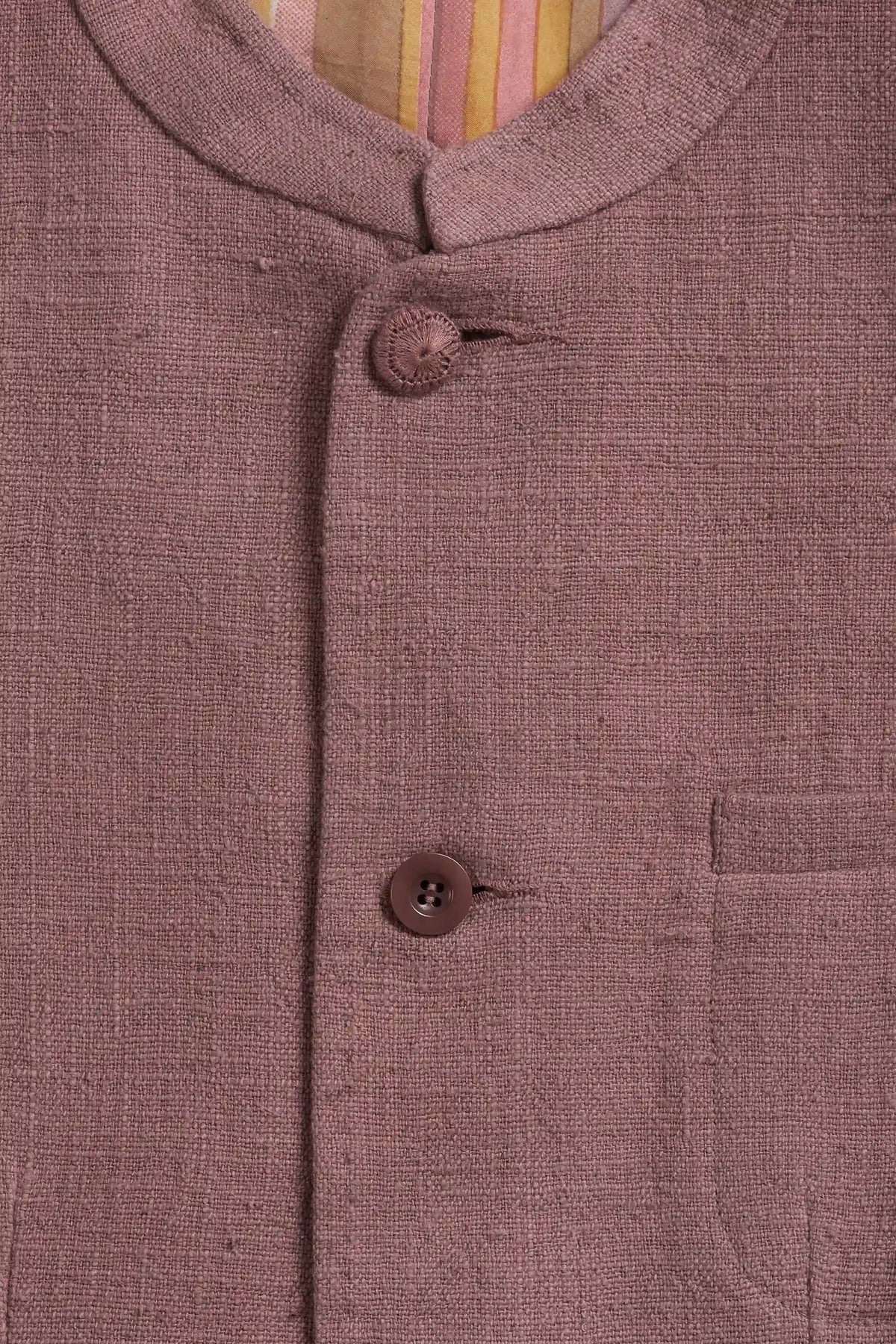 Unisex Jacket in Dusky Mauve
