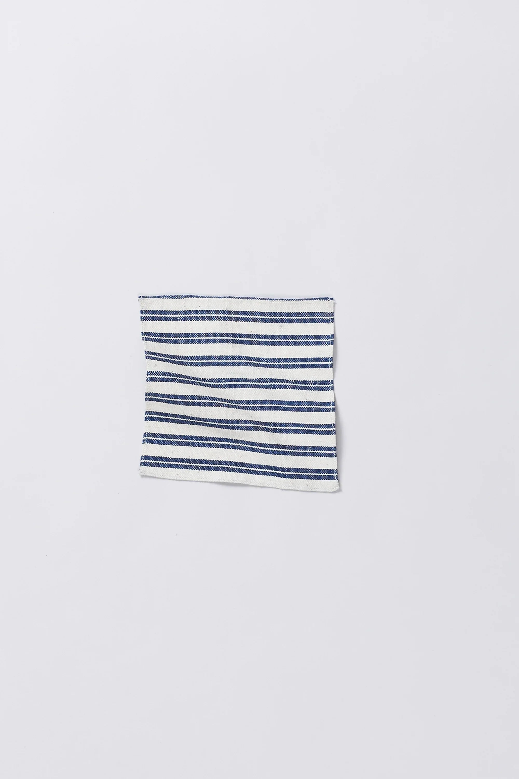 Yarn Dyed Pocket Square in Medium indigo