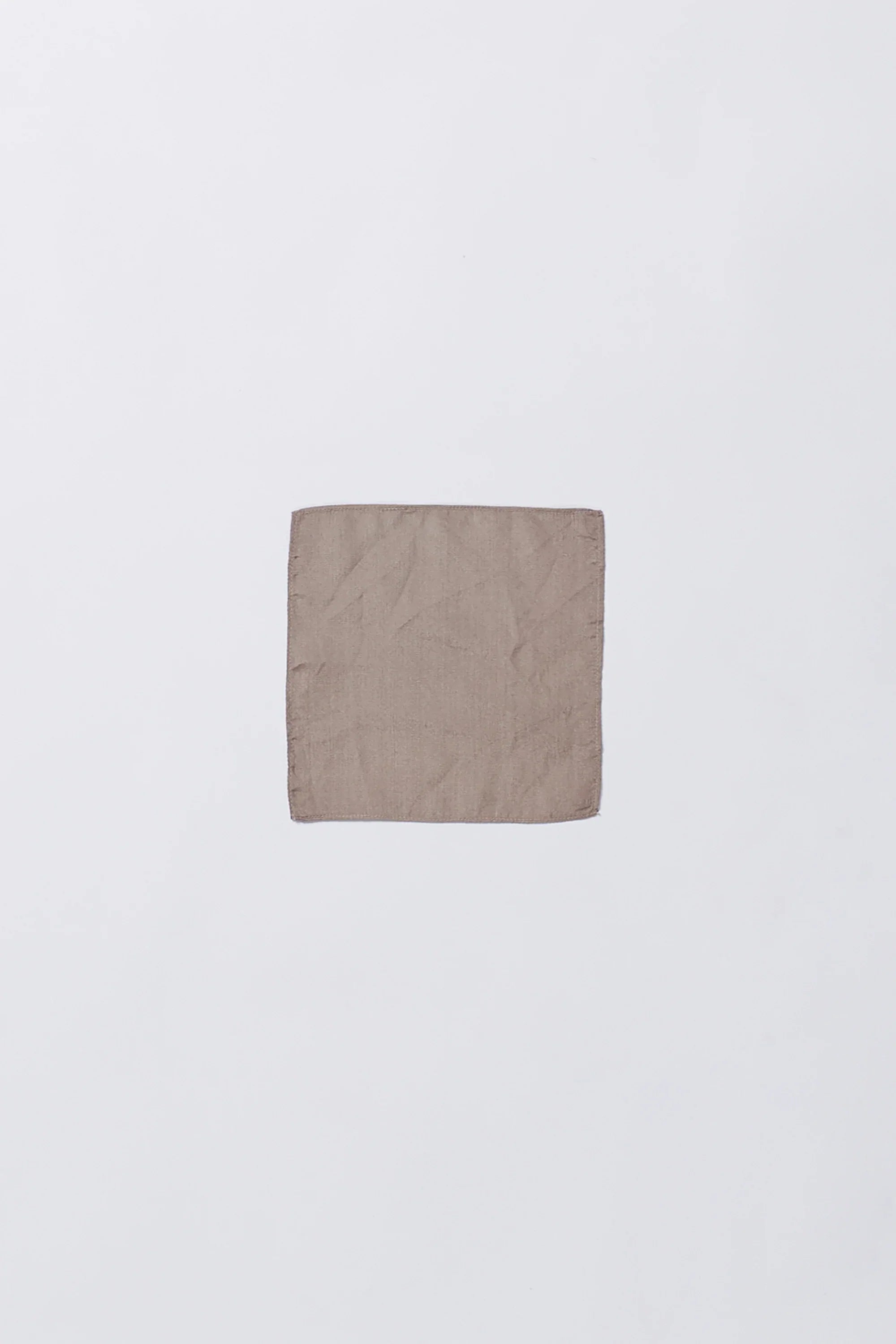 Silk Pocket Square in Smoke