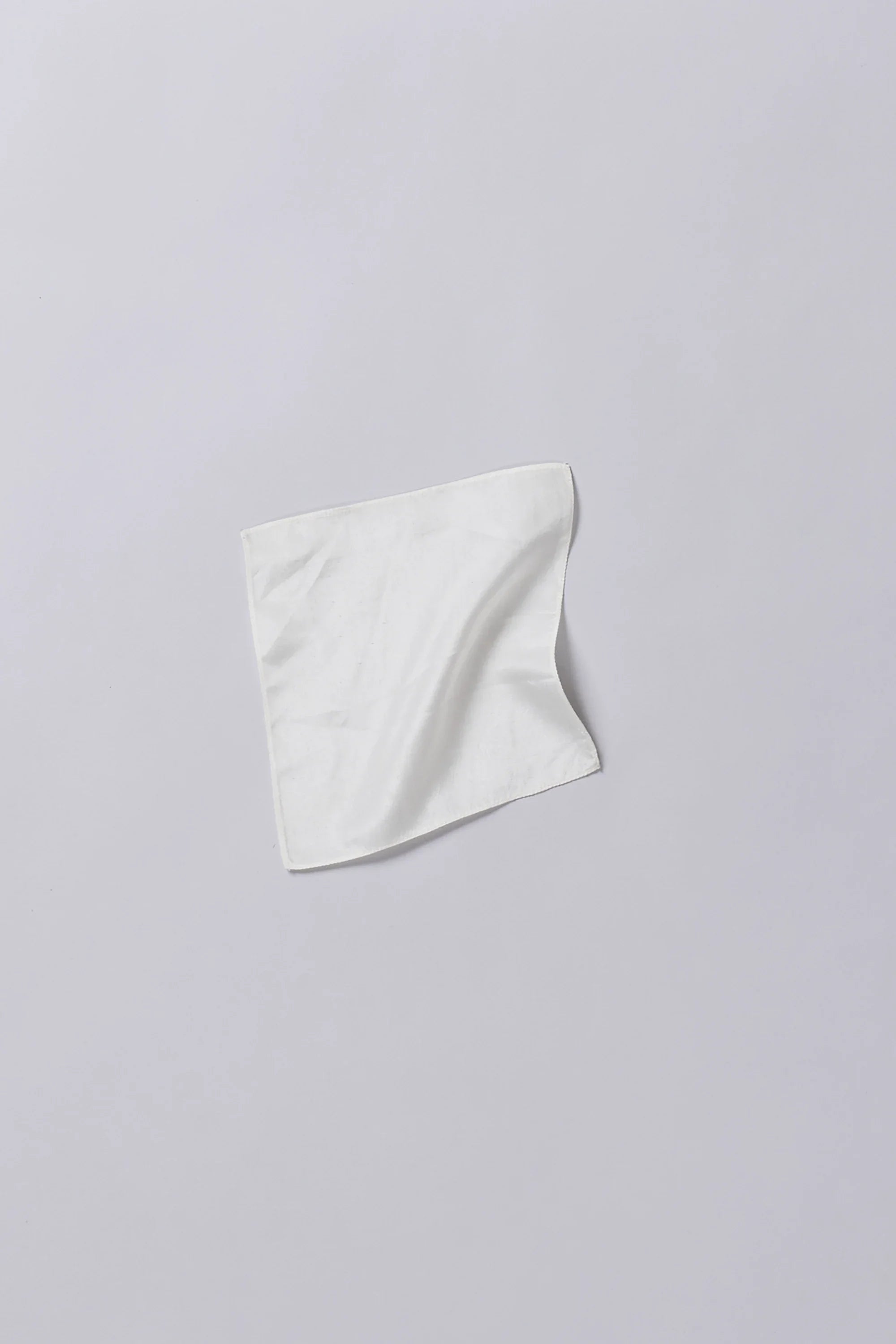 Ecru Silk Pocket Square