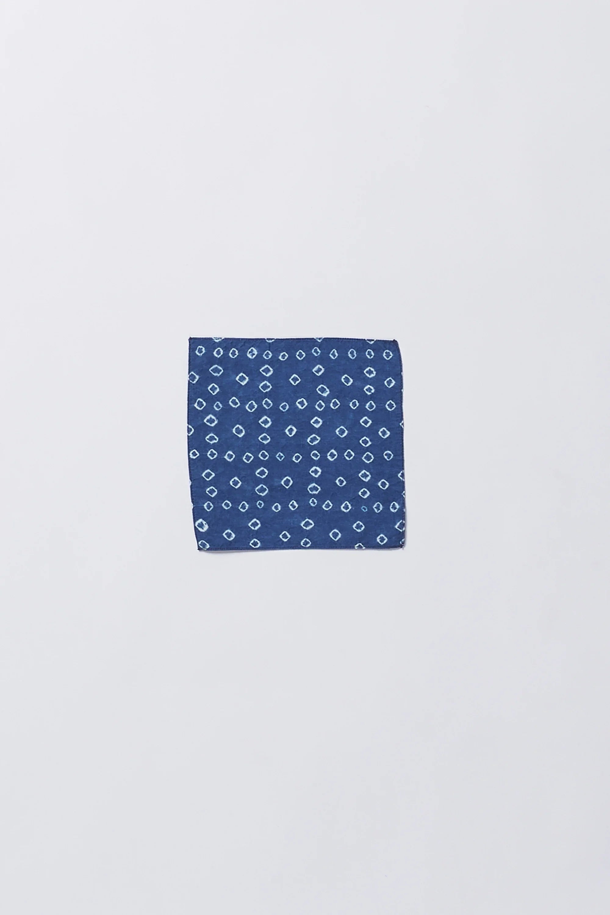 Cotton Silk Pocket Square With Bandhani
