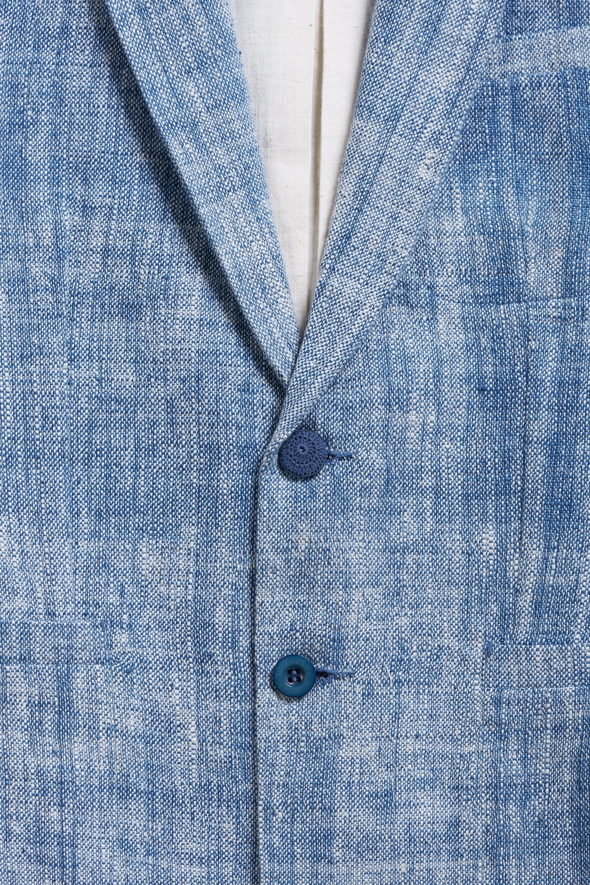 Yarn Dyed Jacket in Medium Indigo