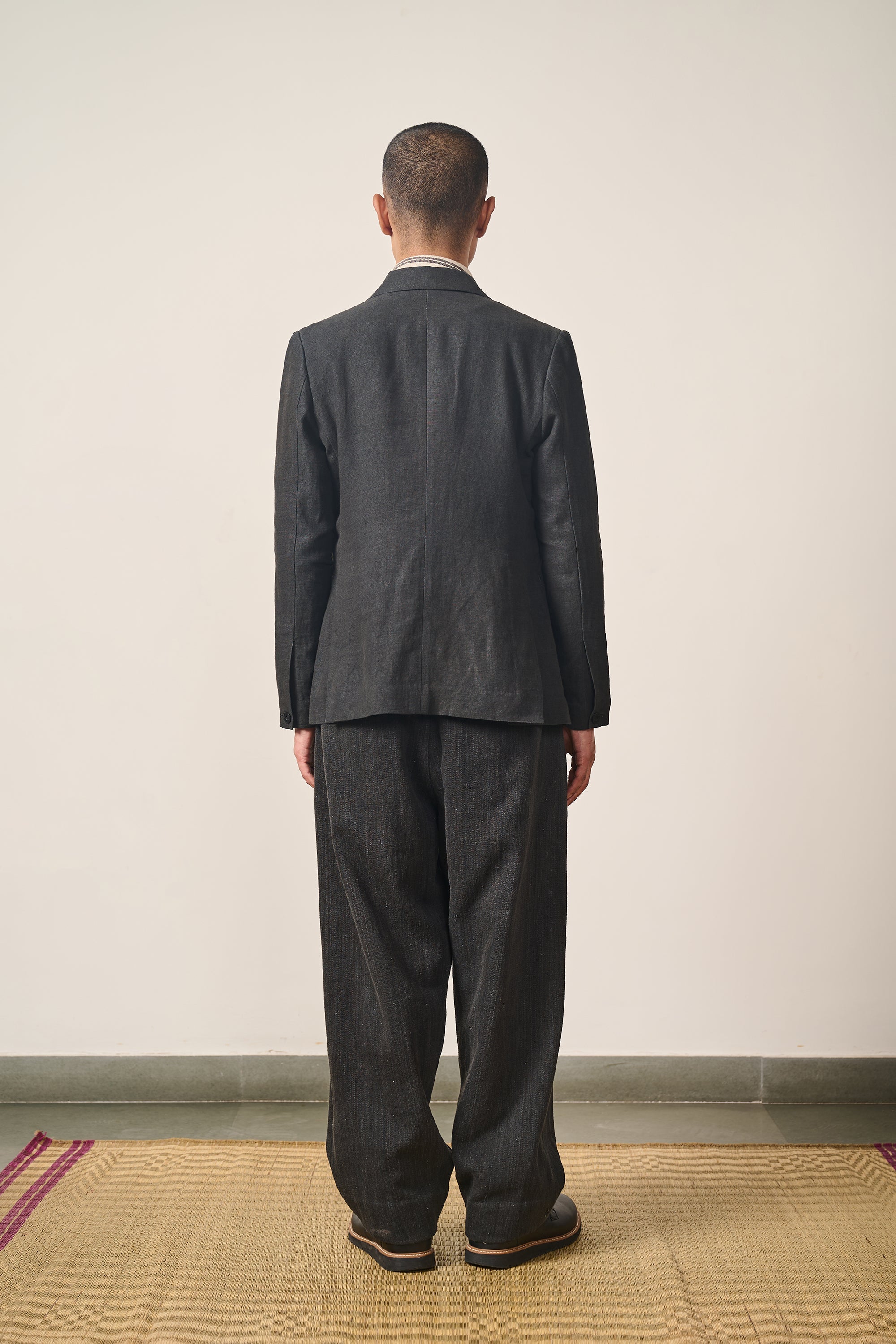 Linen Jacket in Black