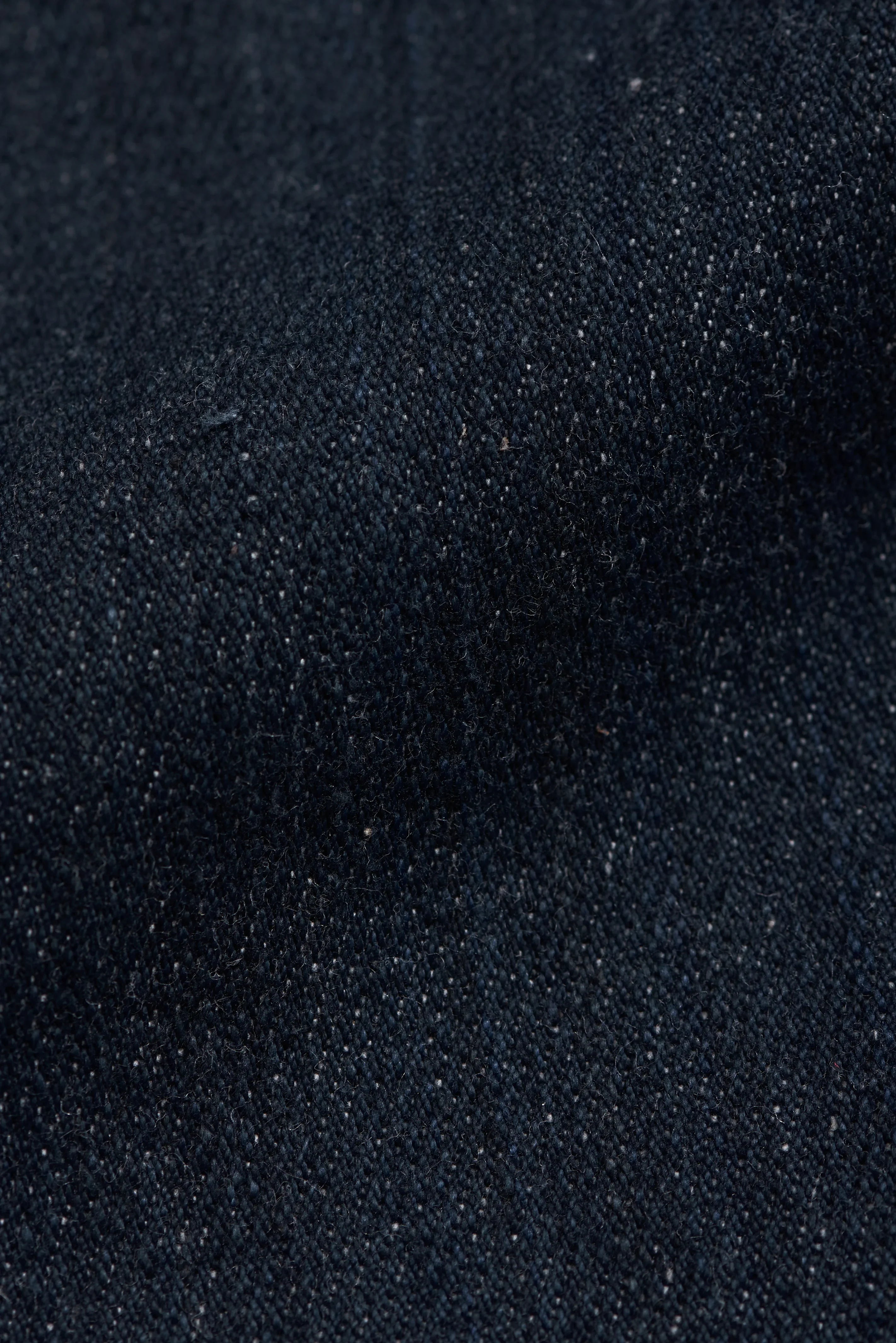 Midnight Indigo Denim Pleated Trousers