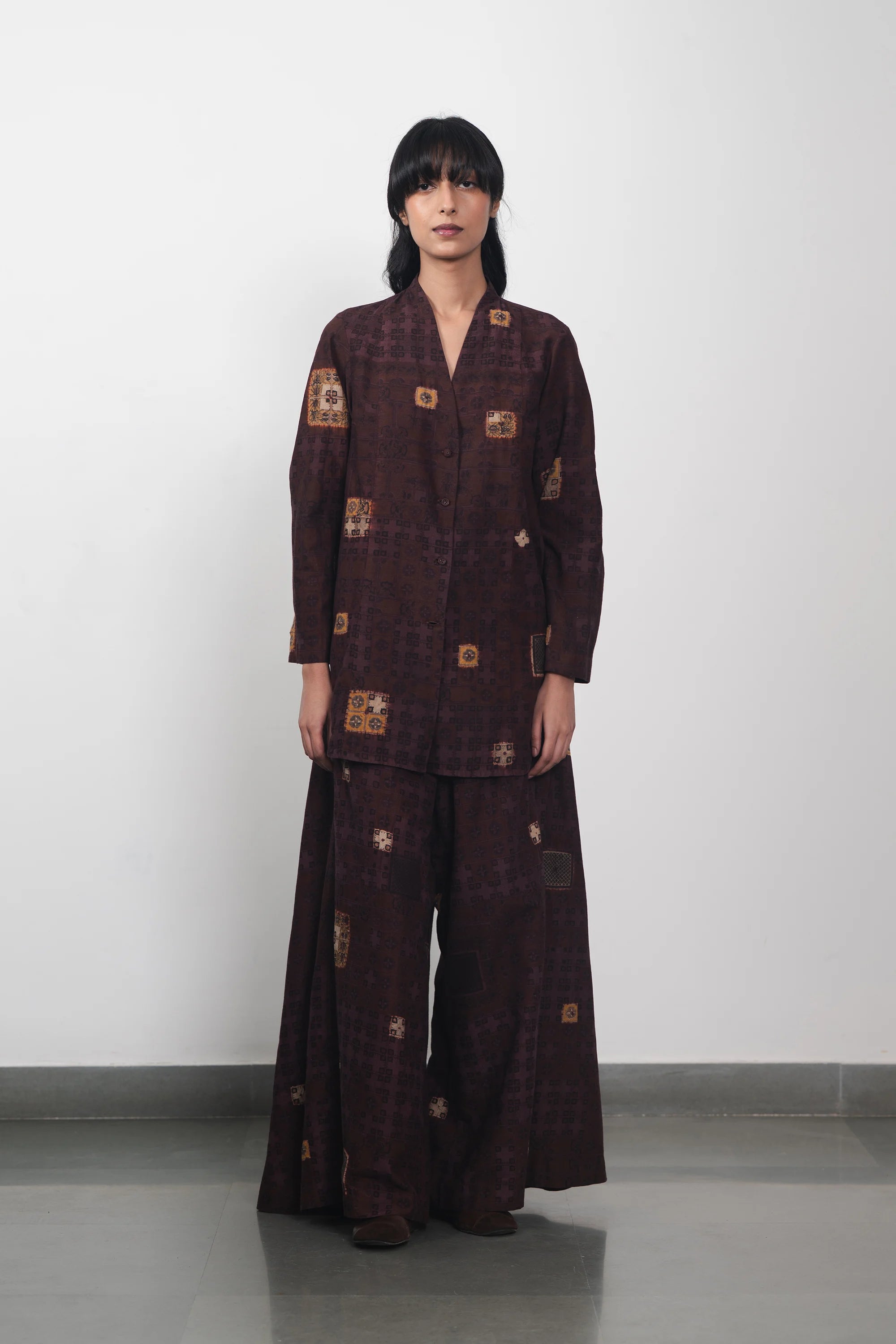 Chettinad Inspired Tunic with Shibori