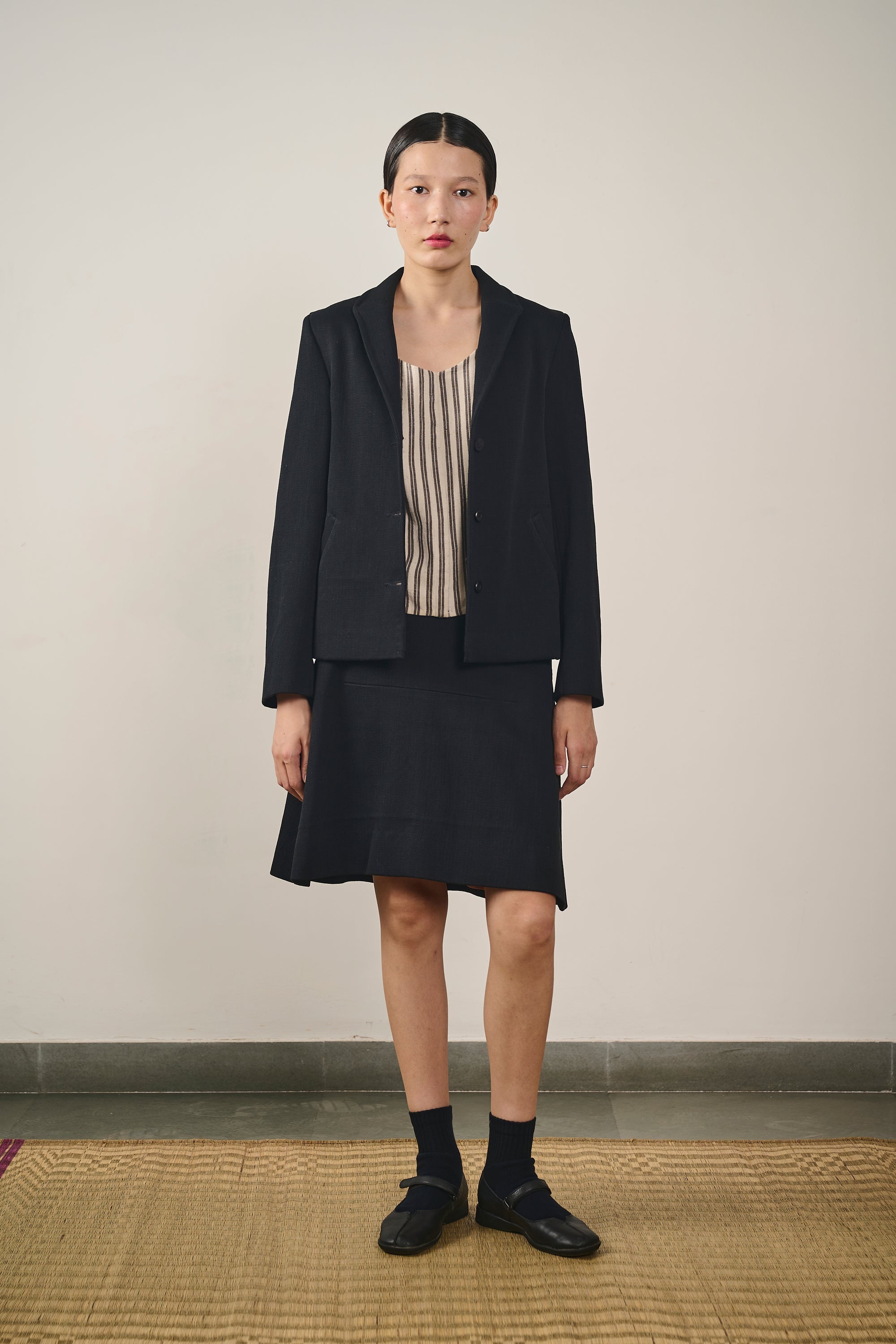 Tailored Denim Blazer