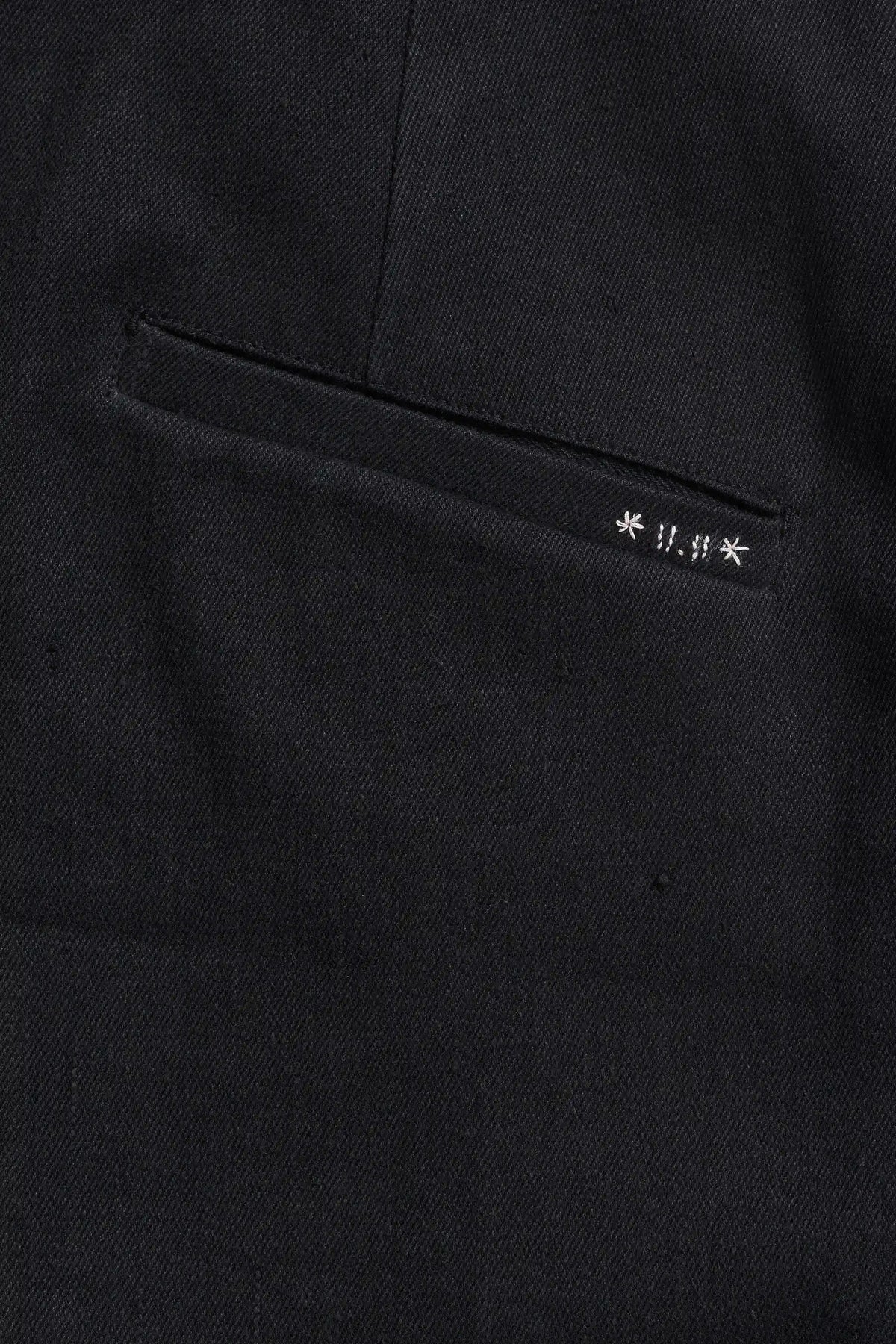 Black Relaxed Pleated Trousers