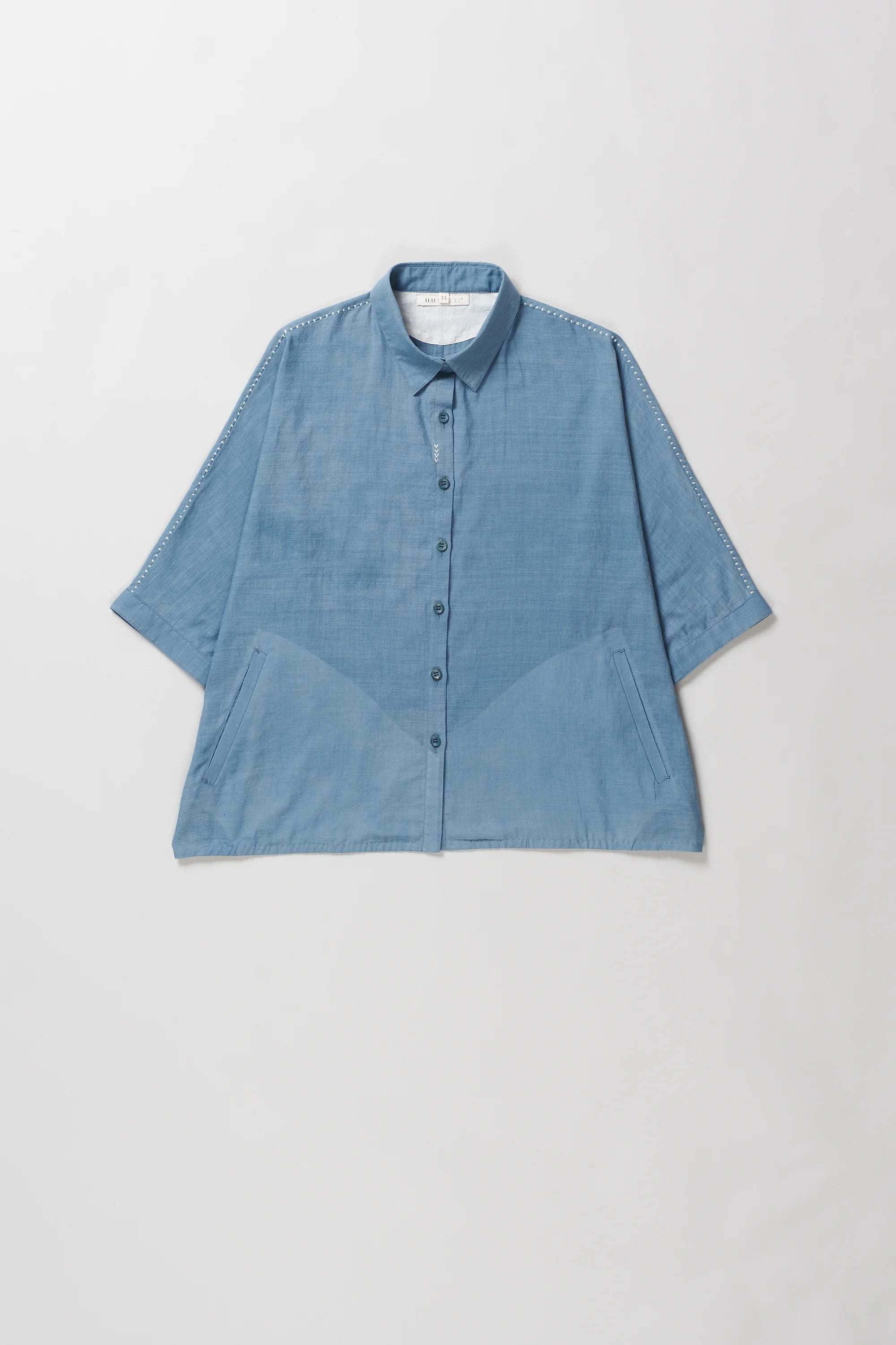 Relaxed Shirt in Powder Blue