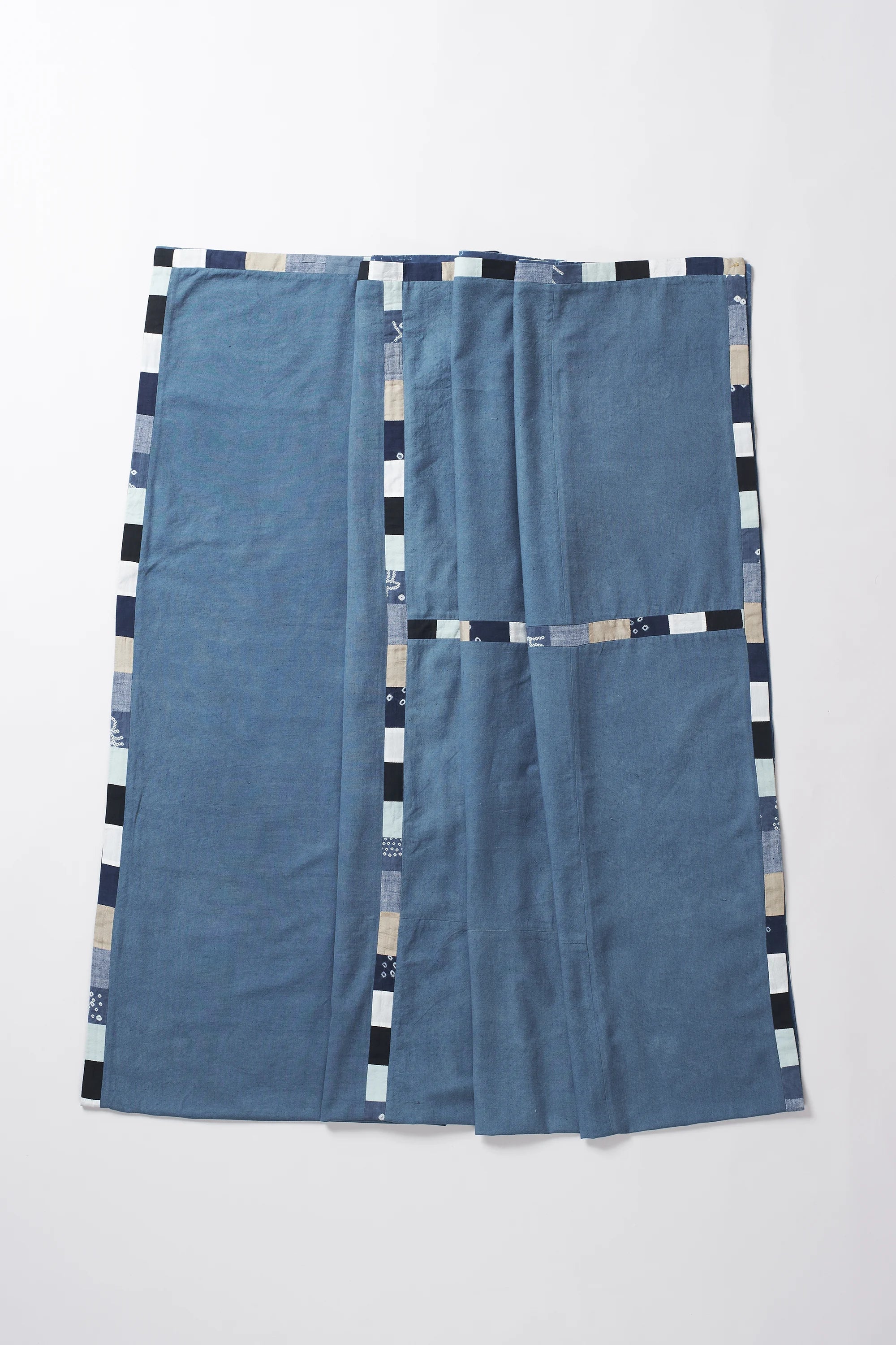 Estate Blue Table Cloth With Kantha
