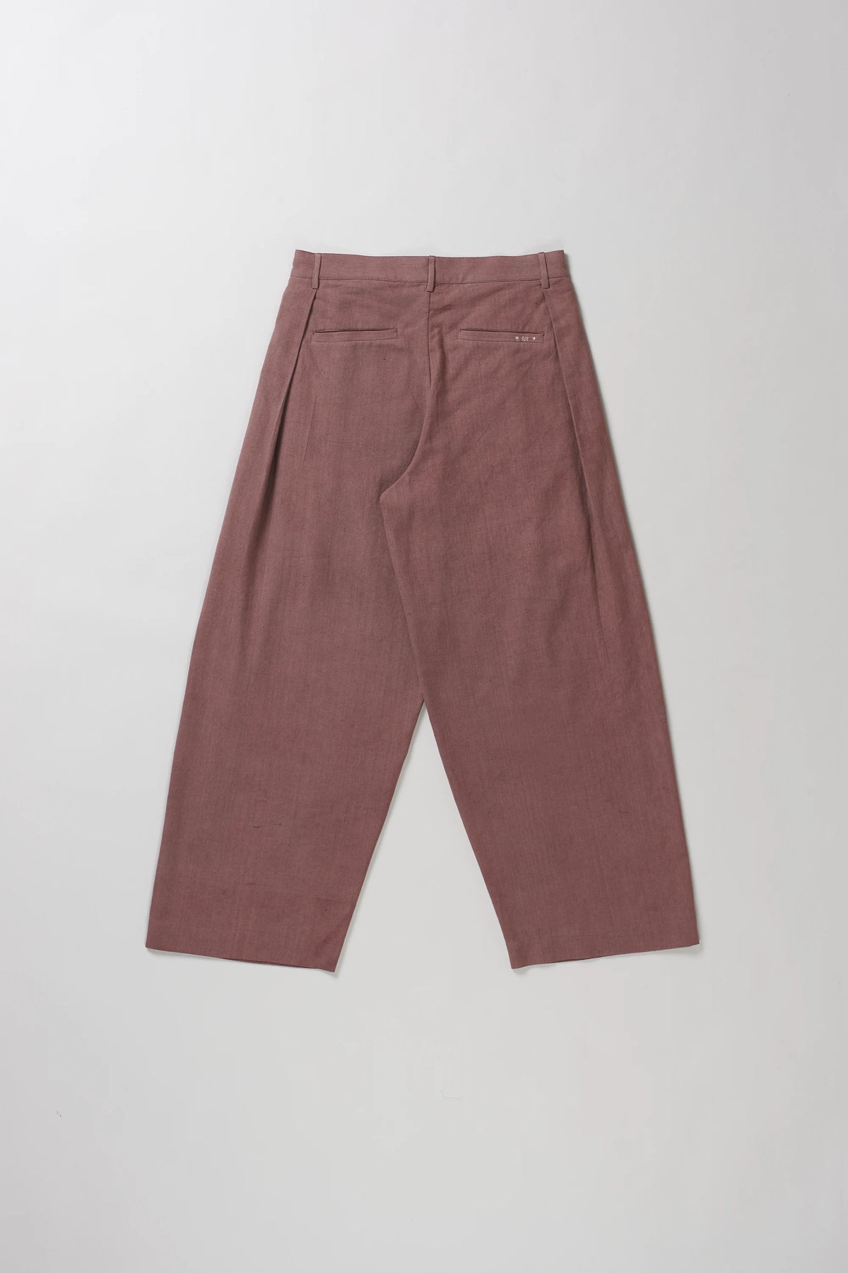 Wide Leg Trousers in Dusky Mauve
