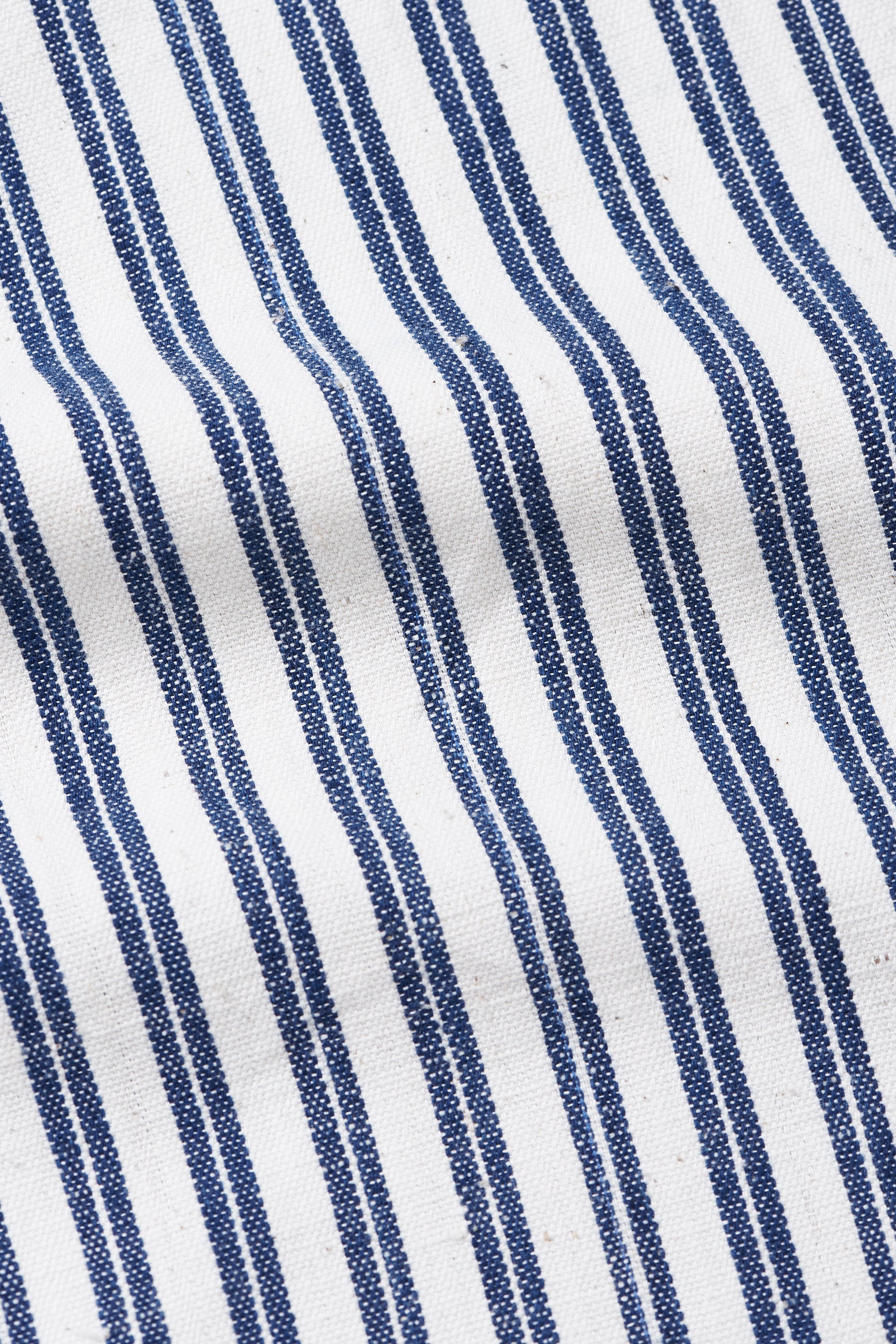 YARN DYED COTTON PLEATED TROUSER