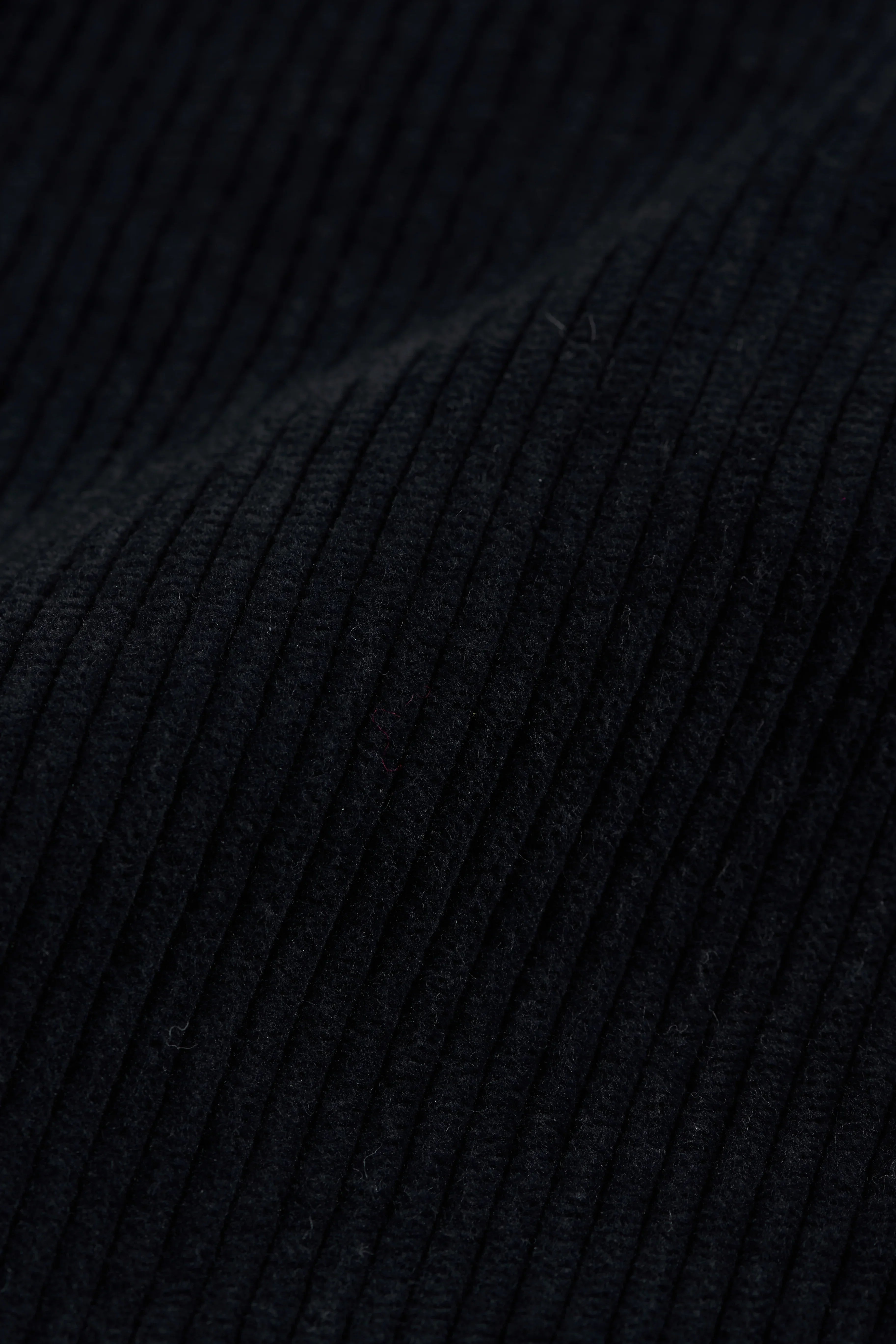 Pleated Corduroy Shorts in Black