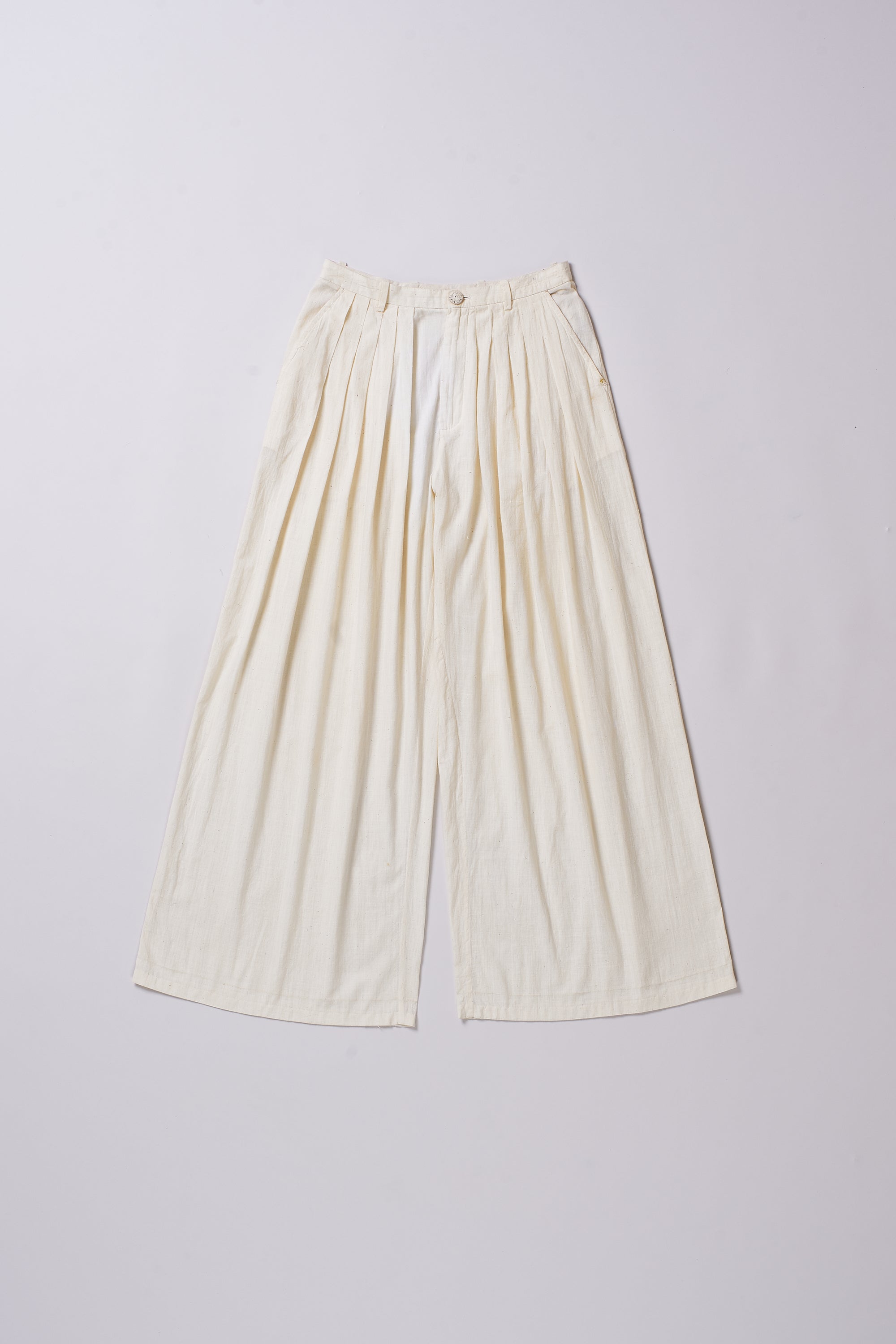 RELAXED FIT COTTON PANTS